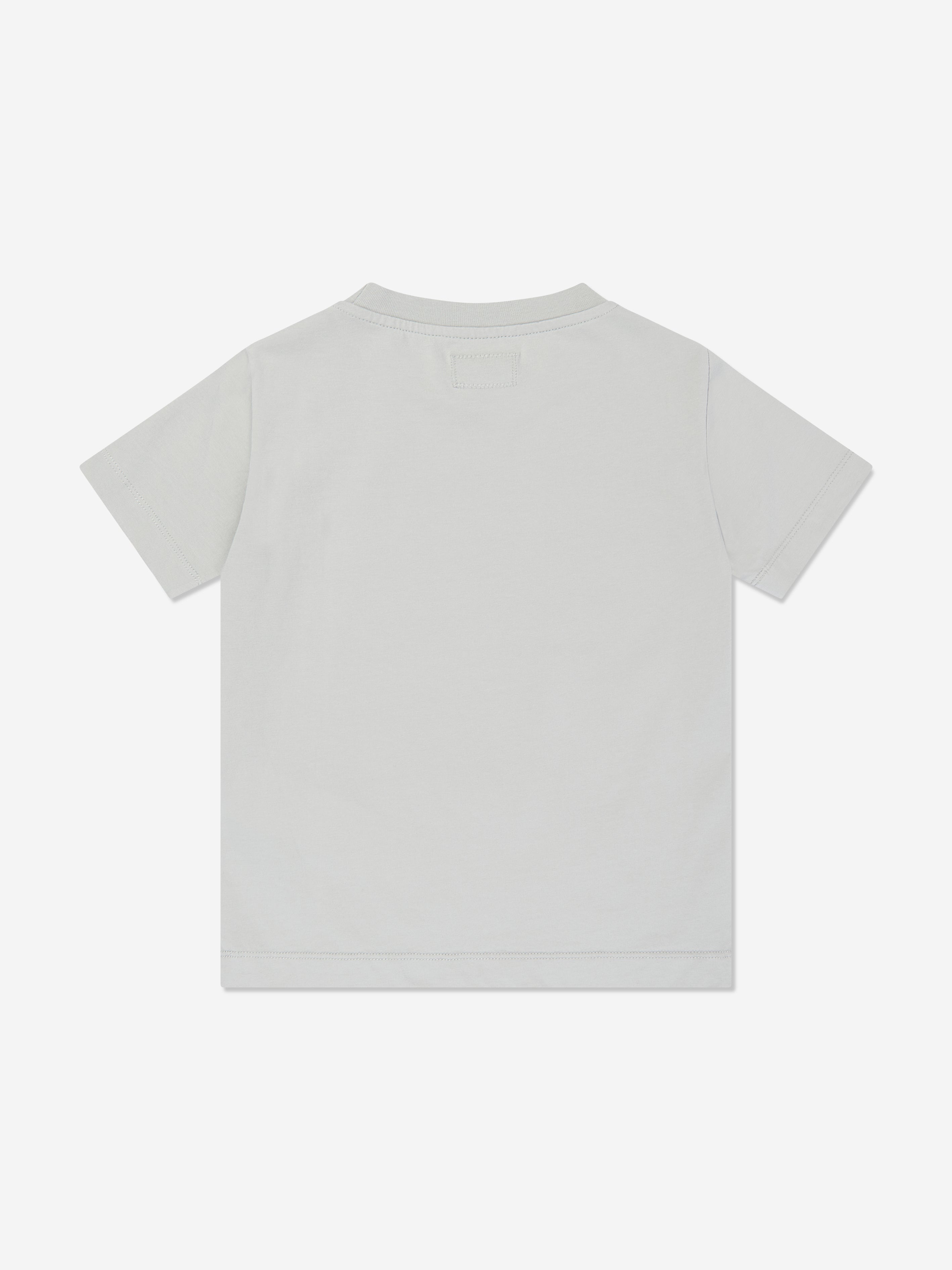 Boys Logo T-Shirt in Grey