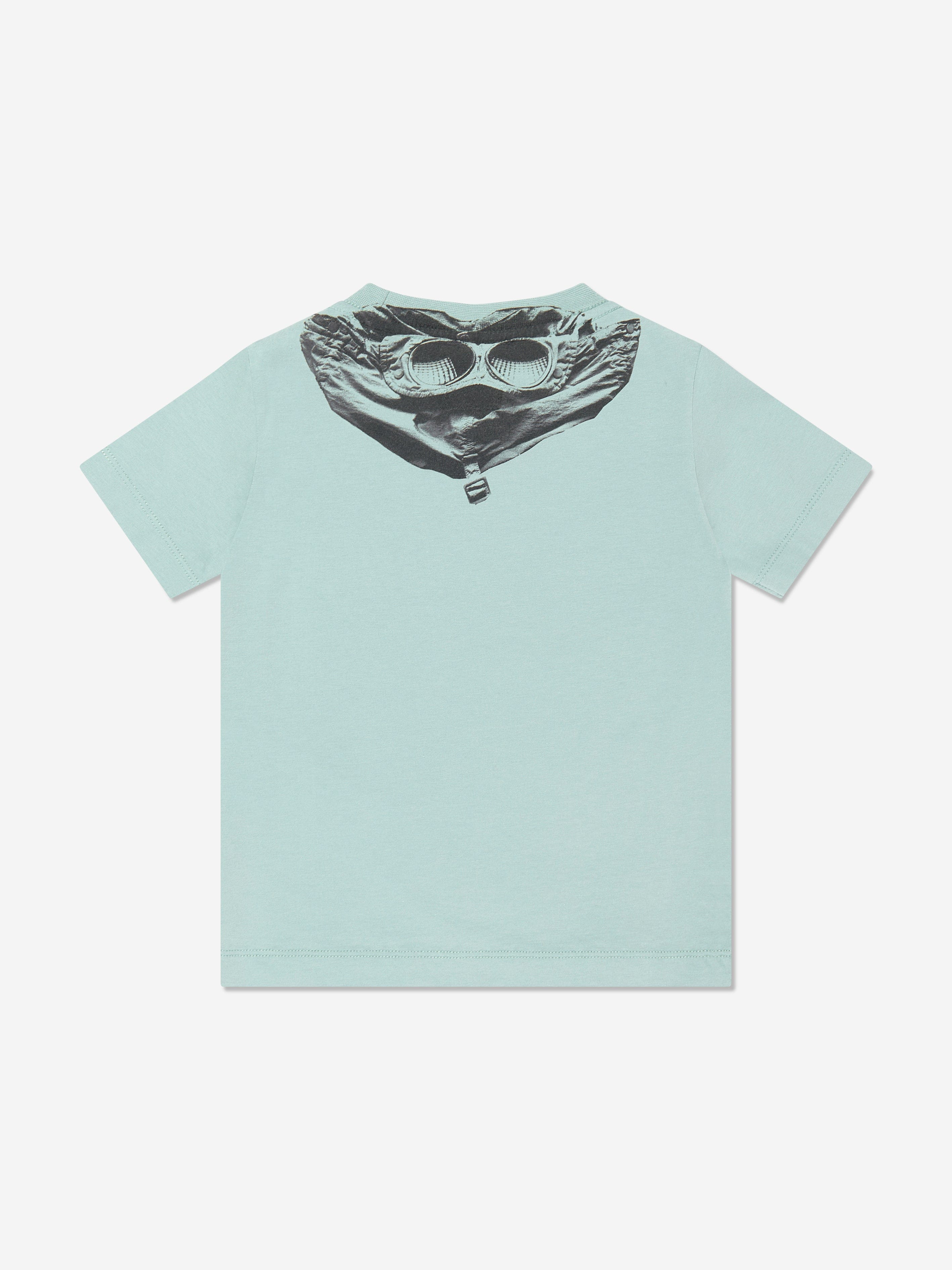 Boys Logo Print T-Shirt in Green
