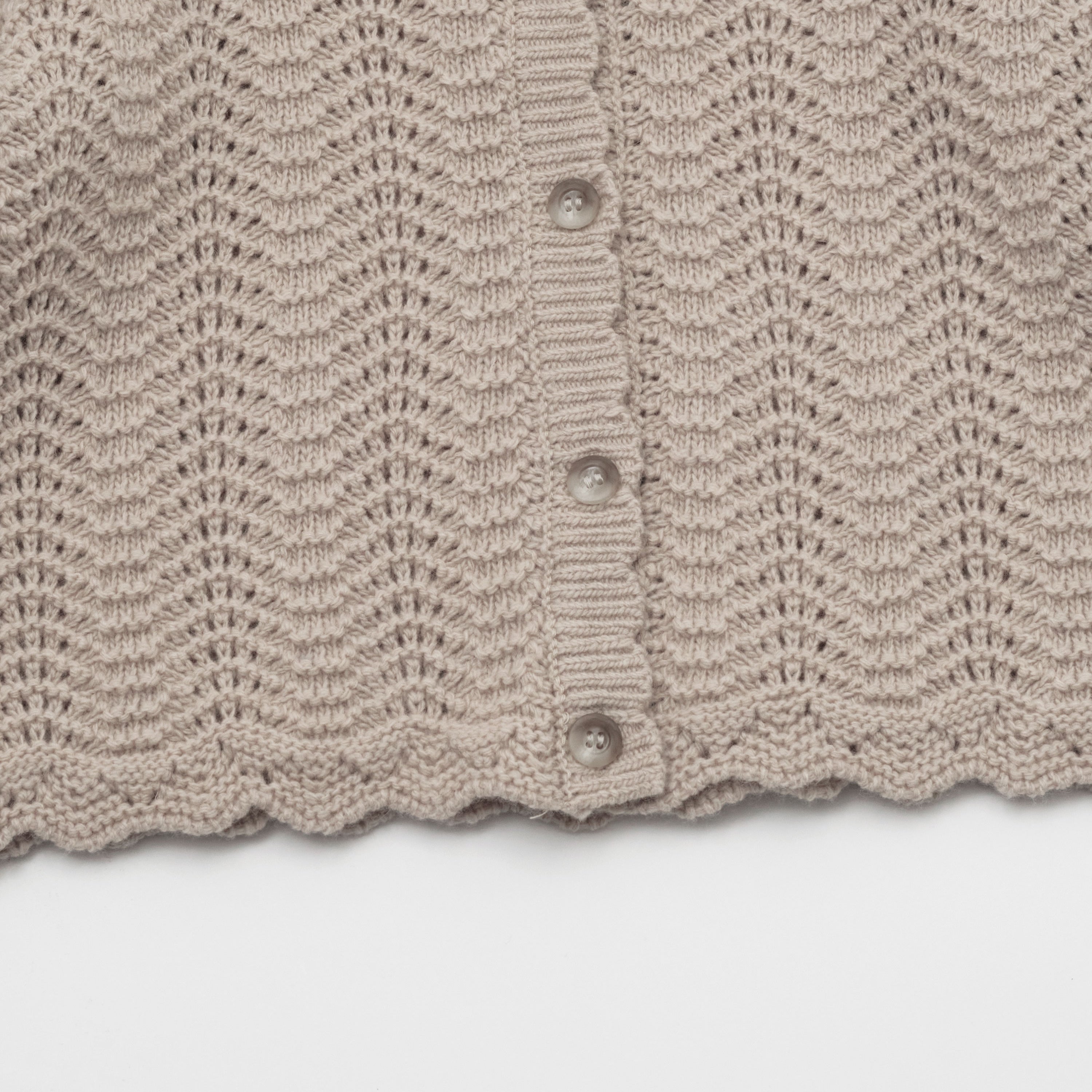 Girls Beige Cardigan