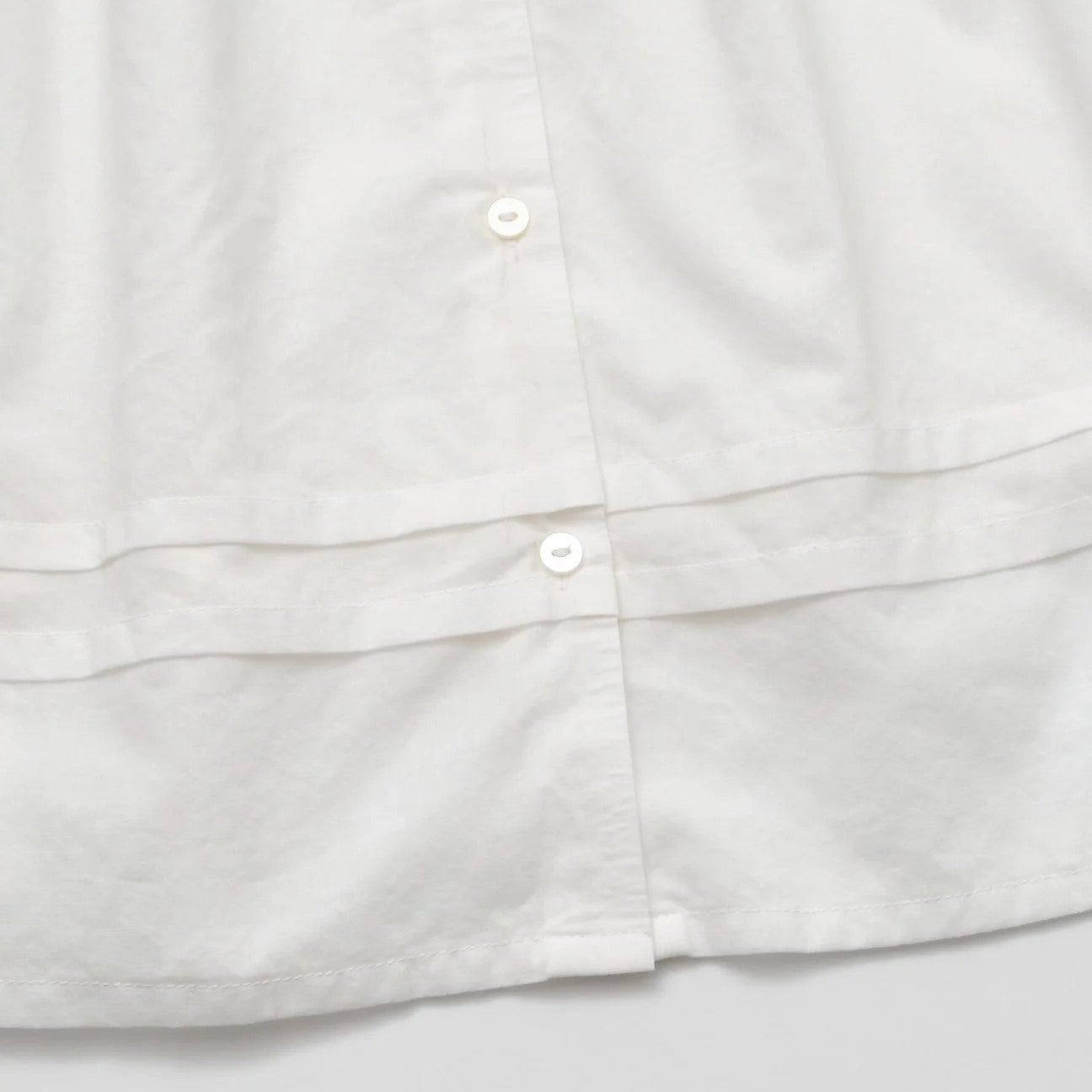 Girls White Cotton Dress