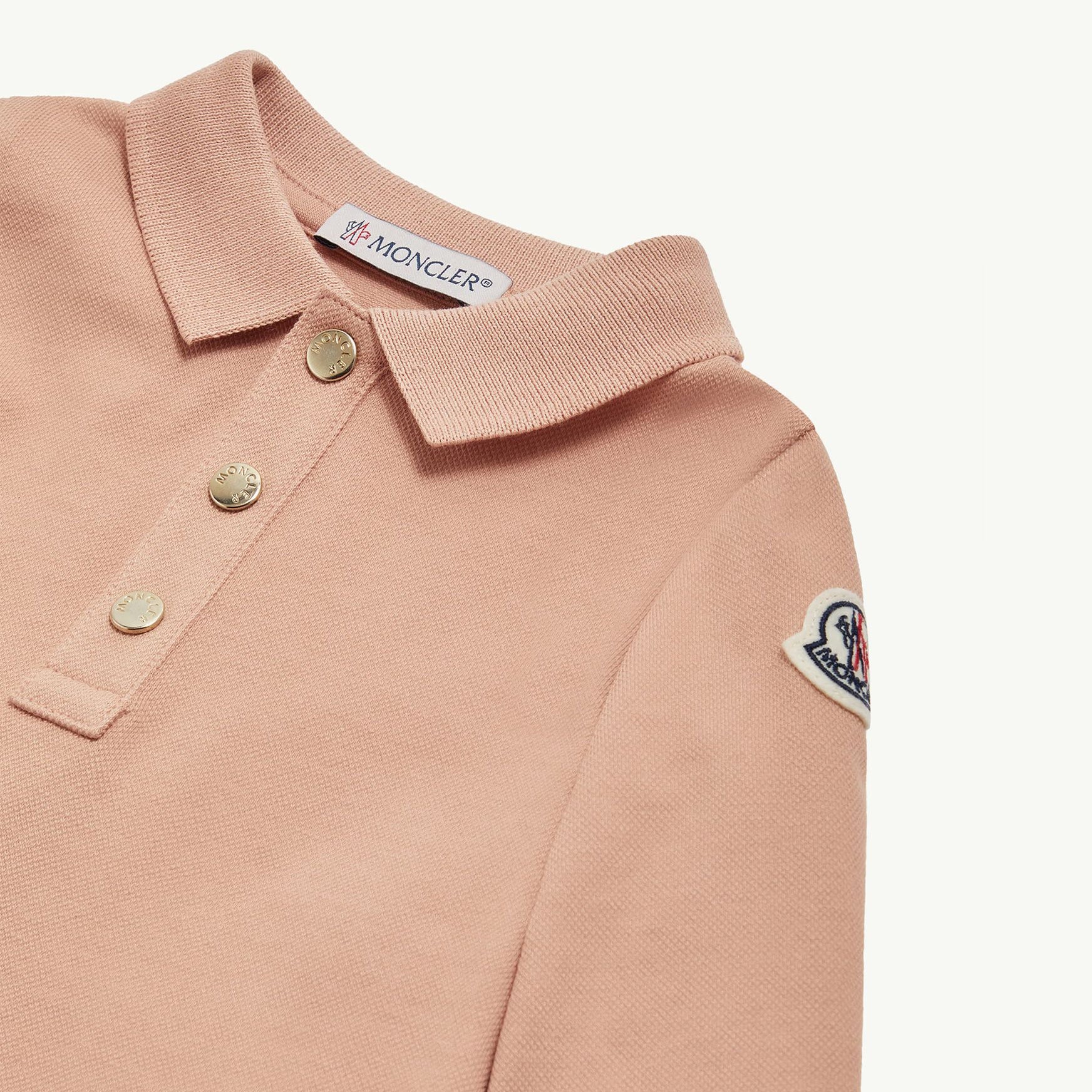 Baby Girls Pink Cotton Polo Dress