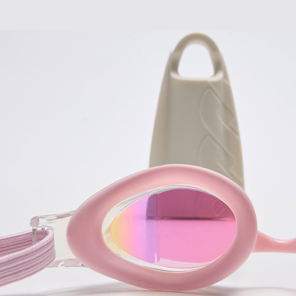 Adult Pink Rubber Ring Racing Goggles(DALI_WHPK)