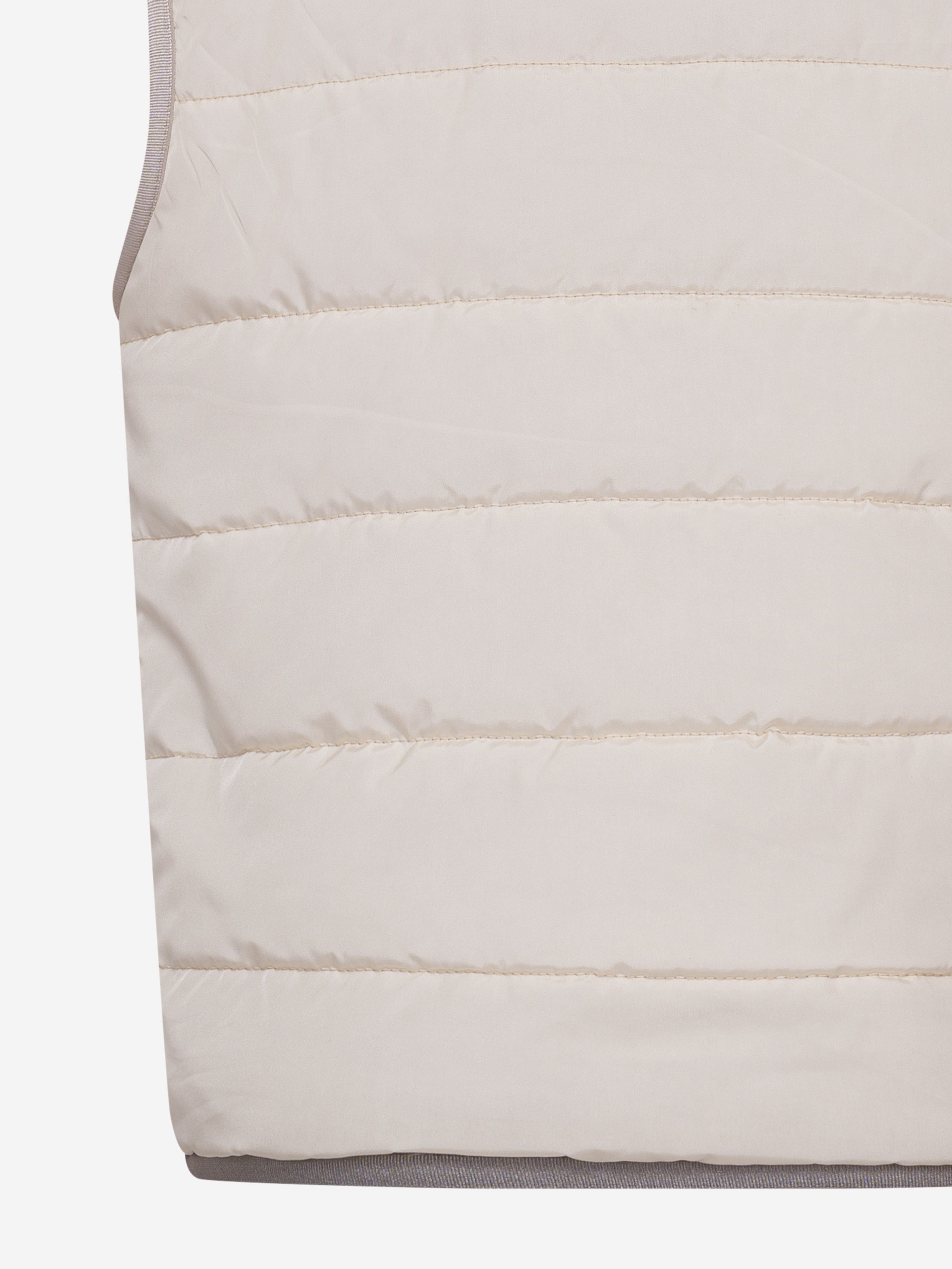 Boys Padded Gilet in Ivory