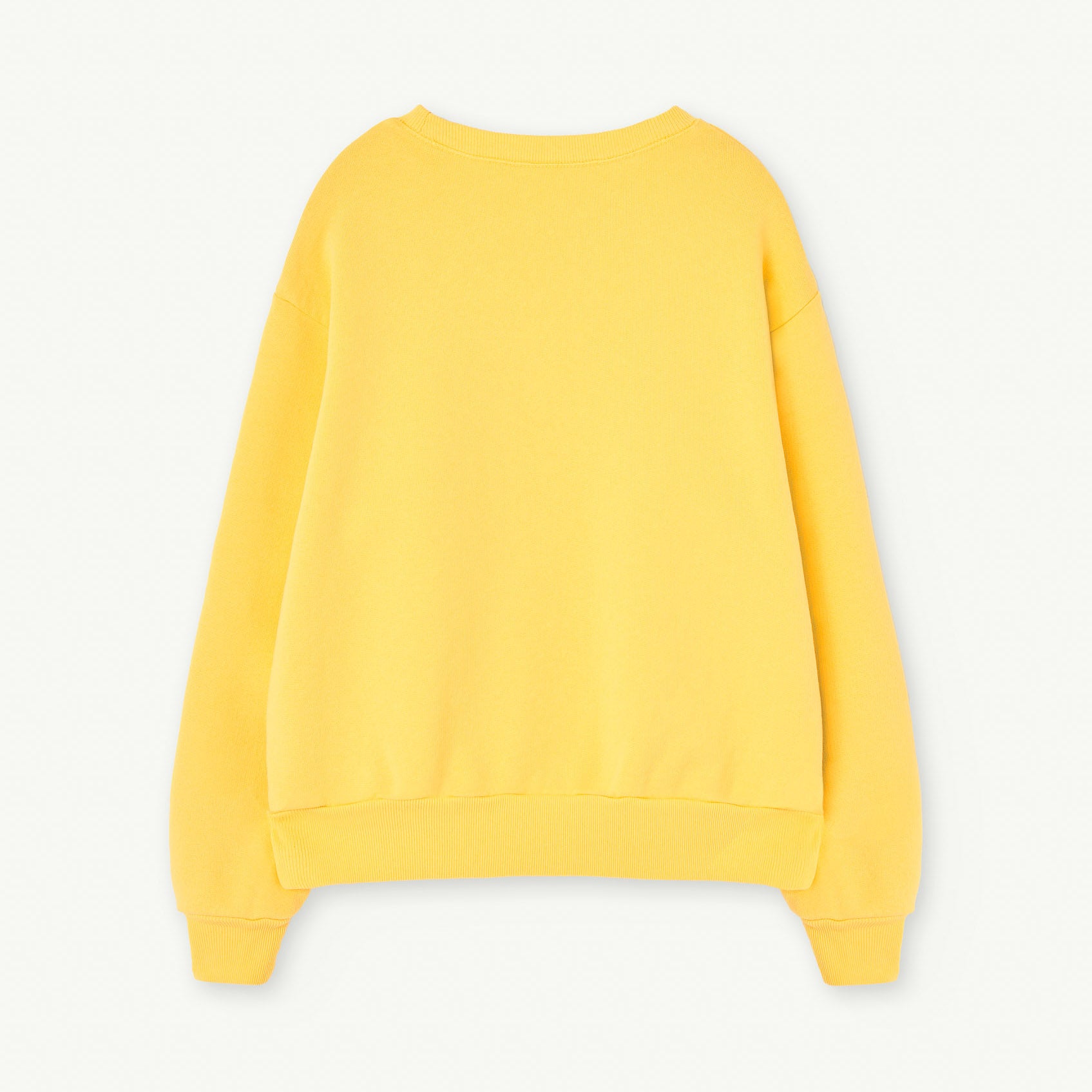 Boys & Girls Yellow Logo Cotton Sweatshirt