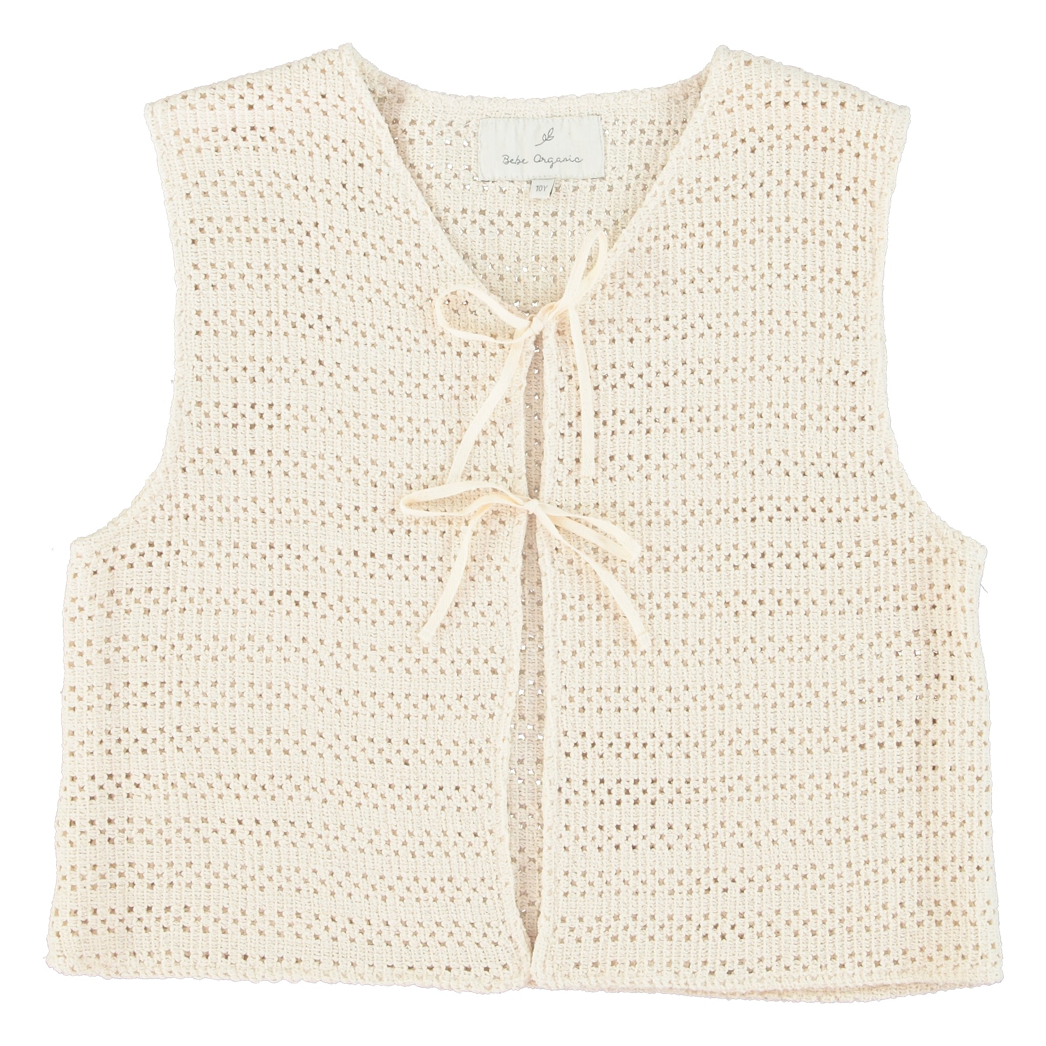 Girls White Knit Gliet