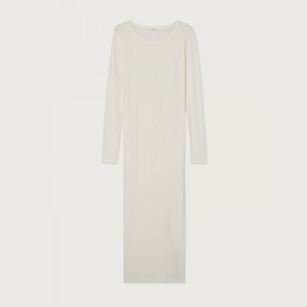 Girls White Cotton Dress