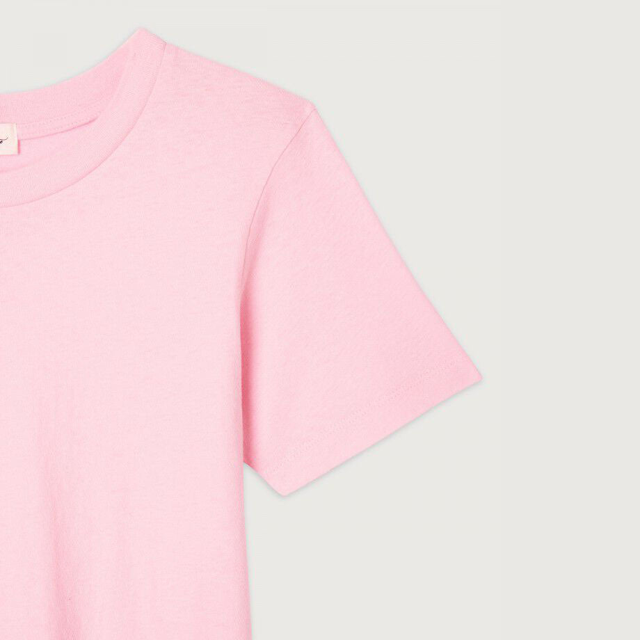 Women Pink Cotton T-Shirt