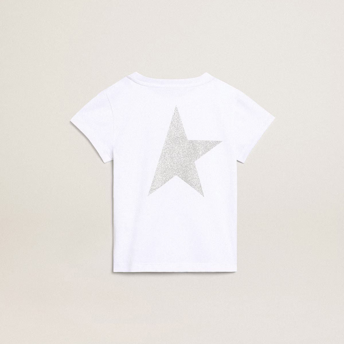 Boys & Girls White Cotton T-Shirt