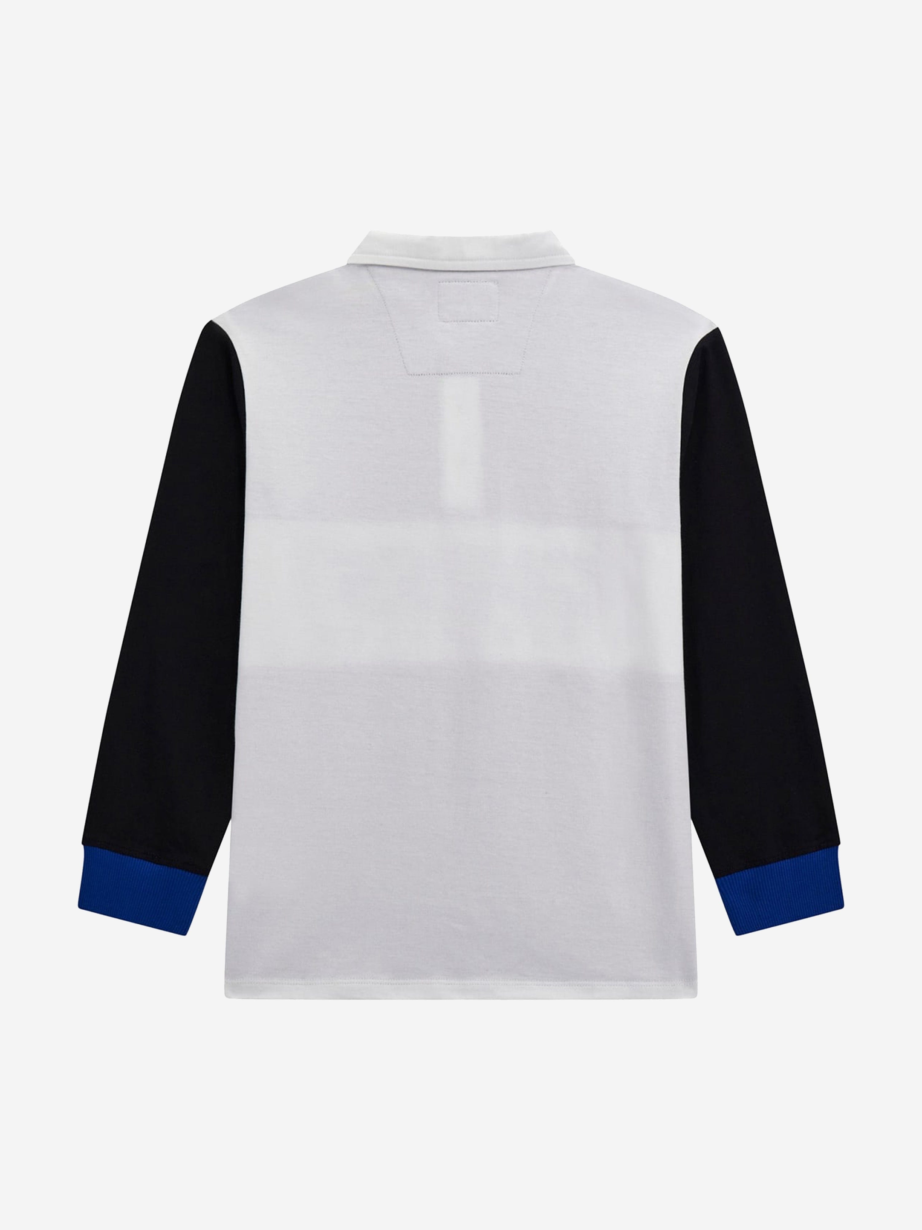 Boys Heavy Jersey Polo Shirt in Blue