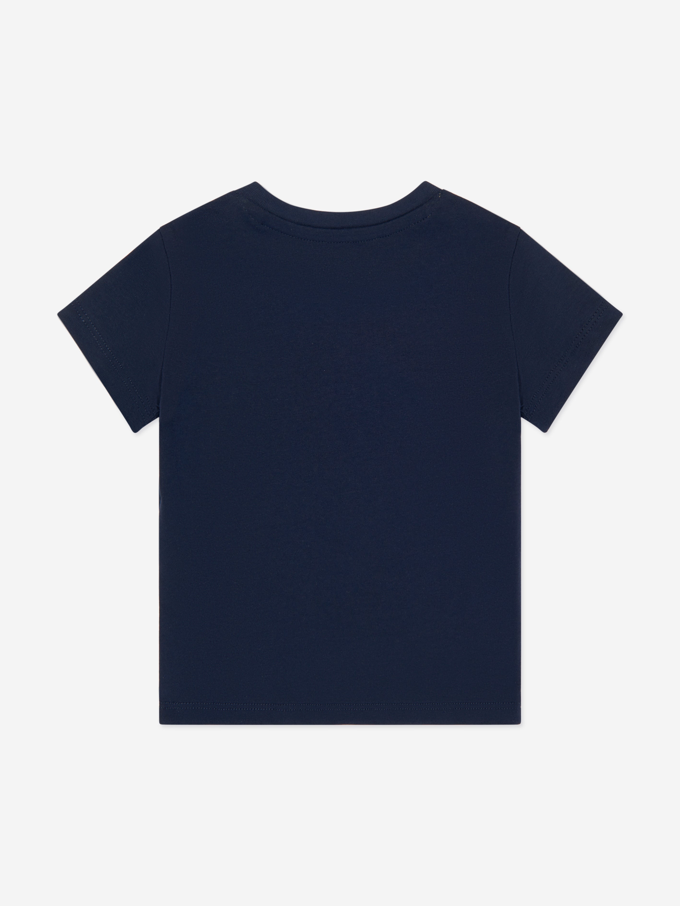 Boys Bear T-Shirt in Navy