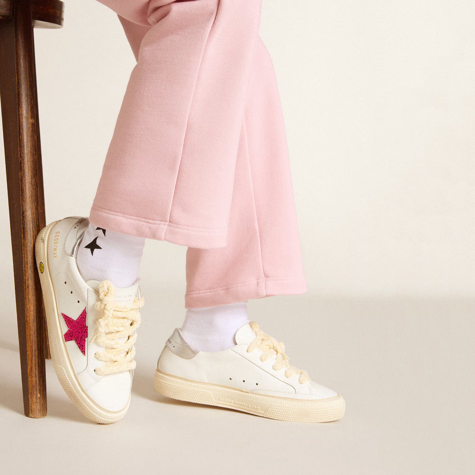 Boys & Girls Bright Pink"MAY"Shoes
