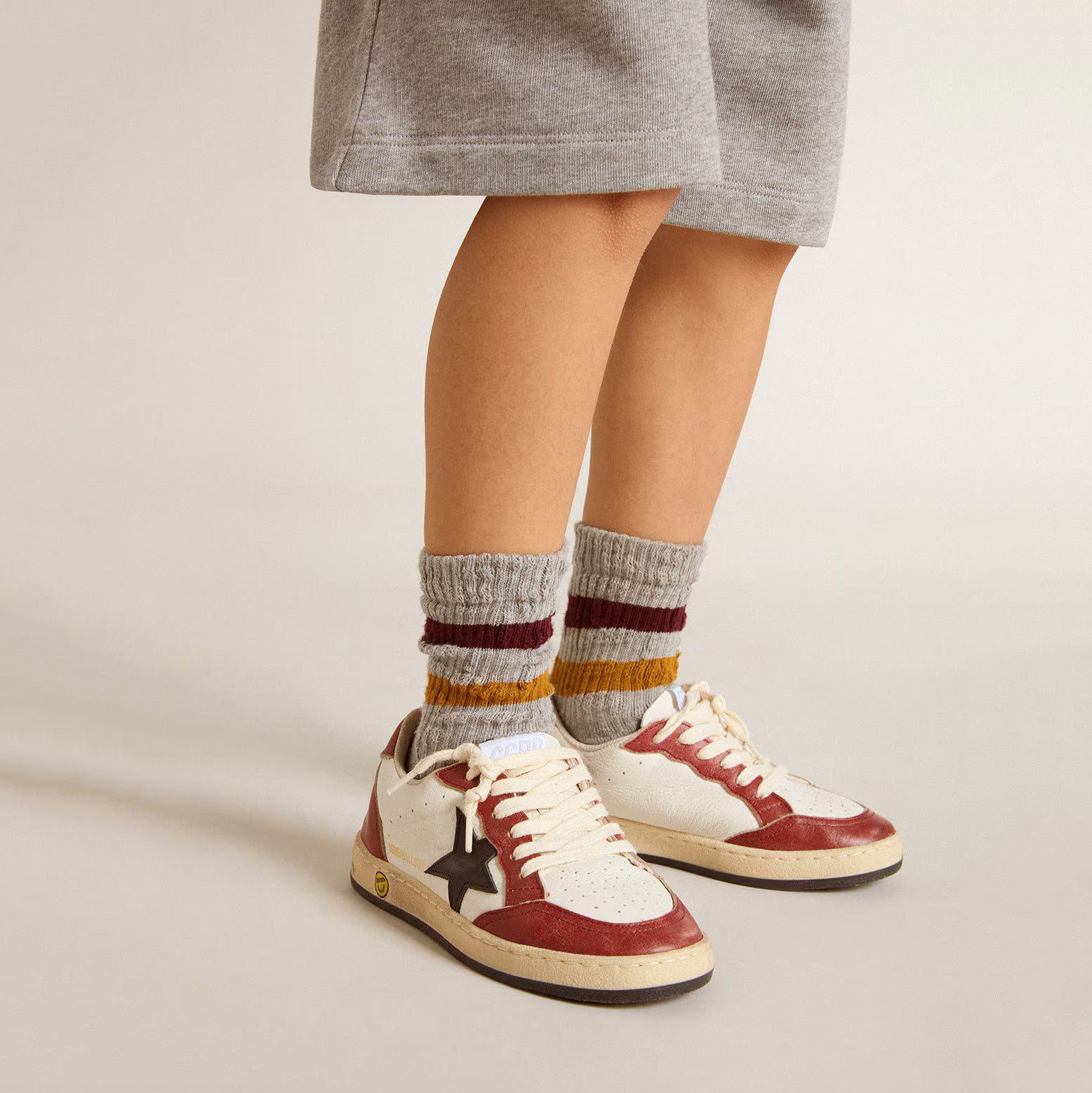 Boys & Girls Red"BALL STAR"Shoes