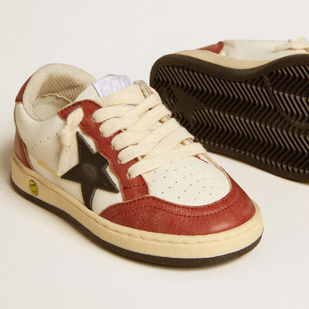 Boys & Girls Red"BALL STAR"Shoes