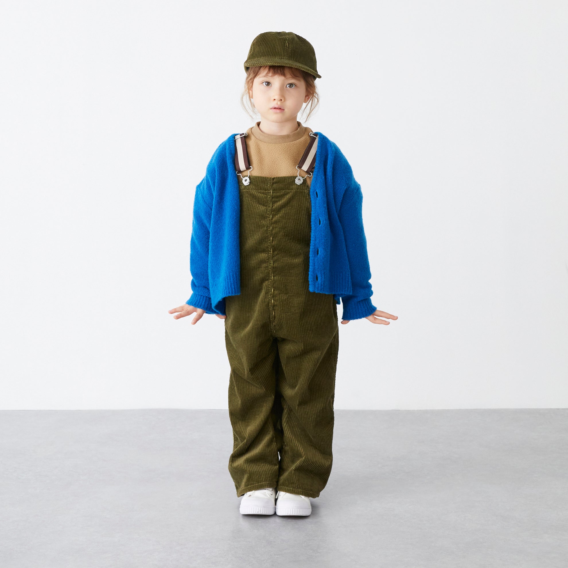 Boys & Girls Blue Wool Cardigan
