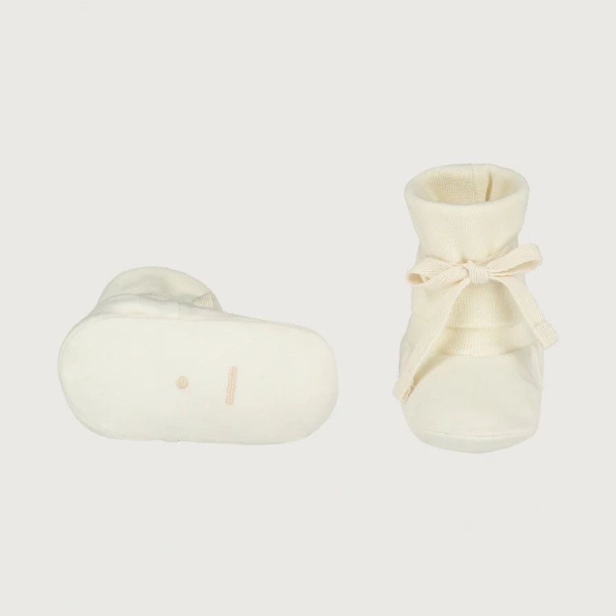 Baby Boys & Girls White Cotton Shoes