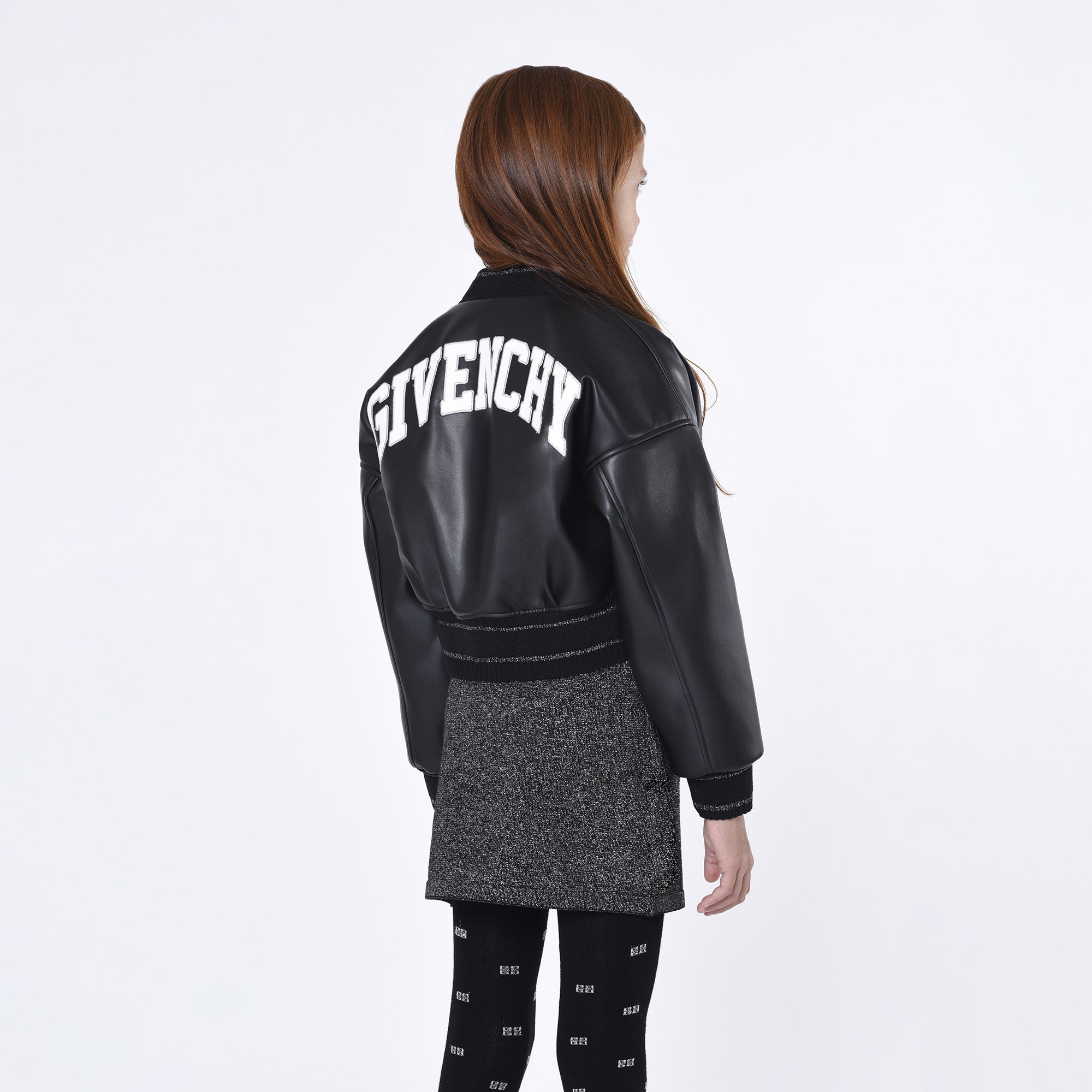 Girls Black Logo Skirt