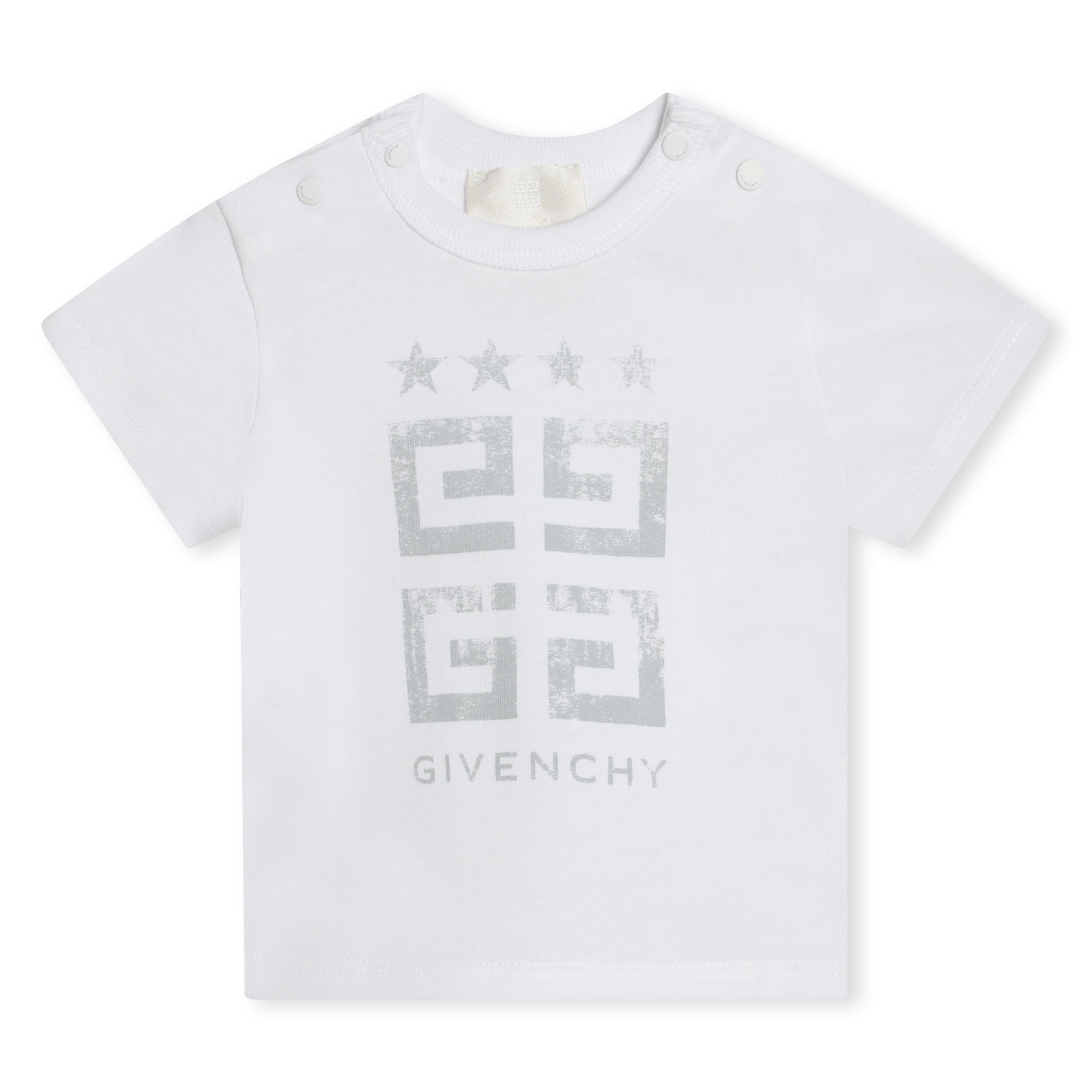 Baby Boys & Girls White Logo Cotton Set