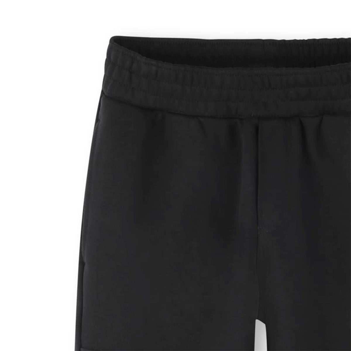 Boys Black Cotton Trousers