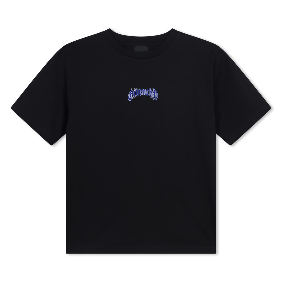 Boys Black Cotton T-Shirt