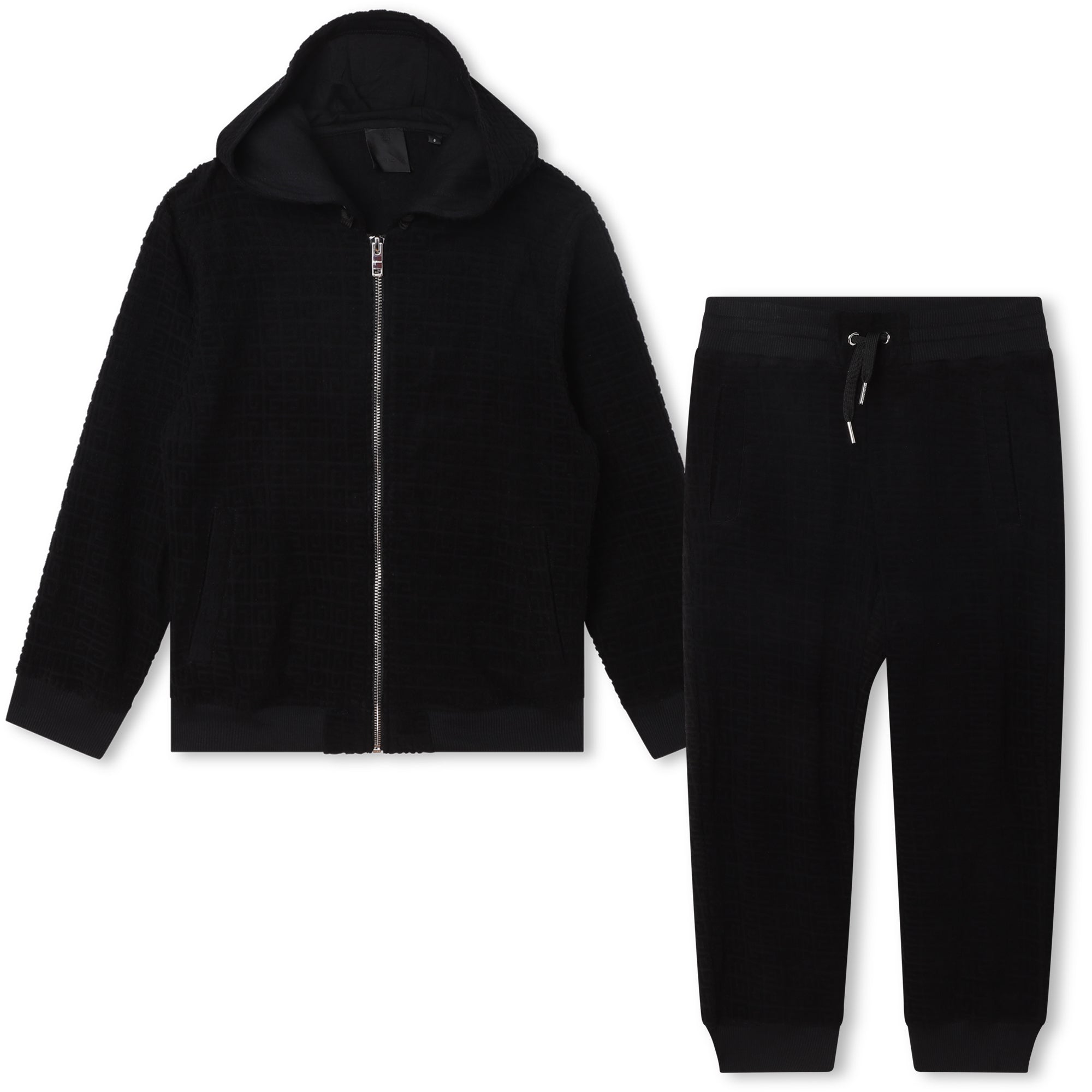 Boys Black Cotton Set