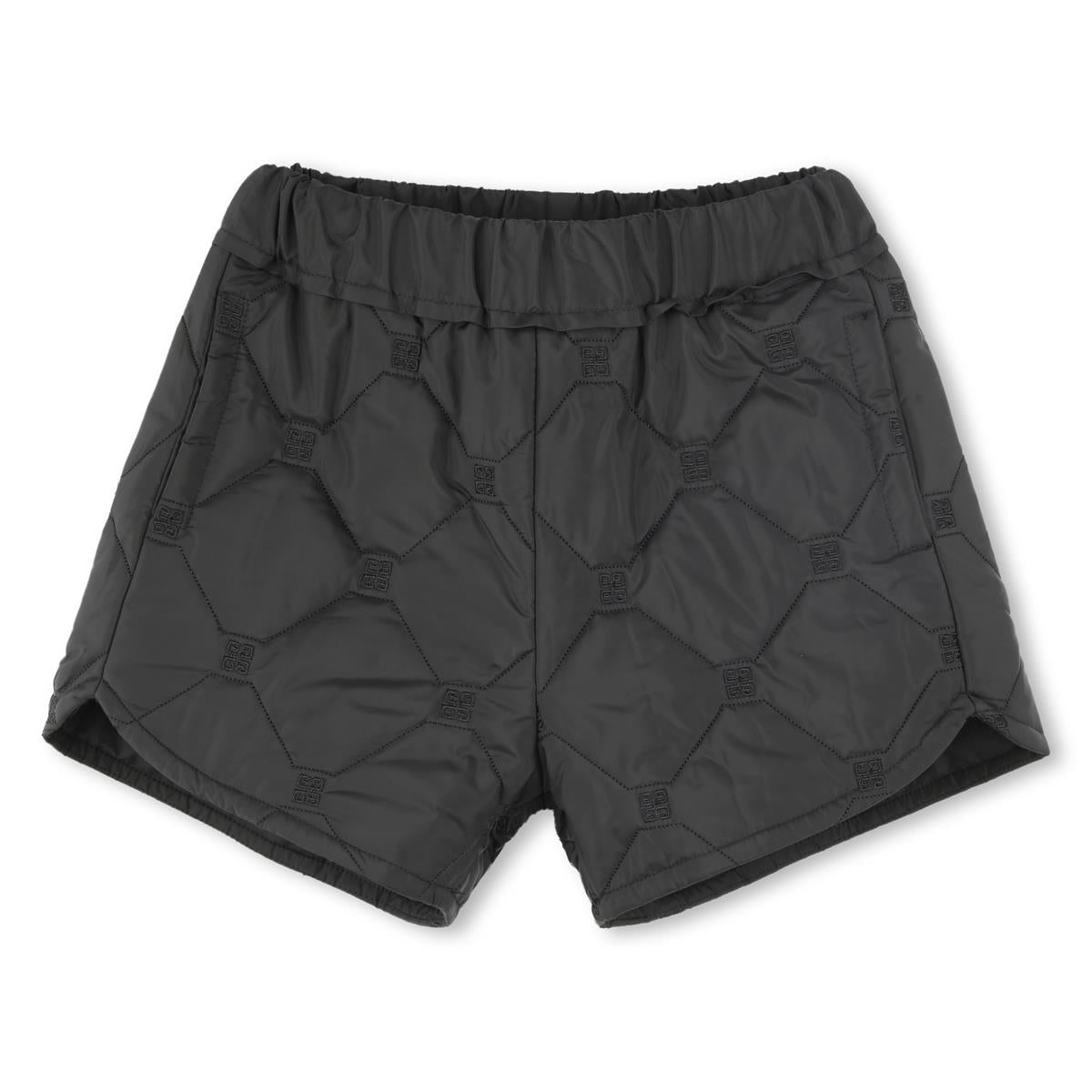 Girls Black Padded Shorts