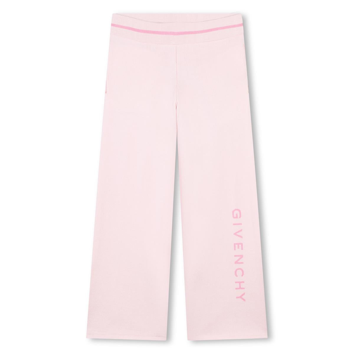 Girls Pink Cotton Trousers