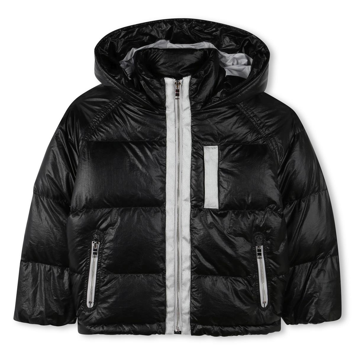 Girls Black Padded Down Jacket