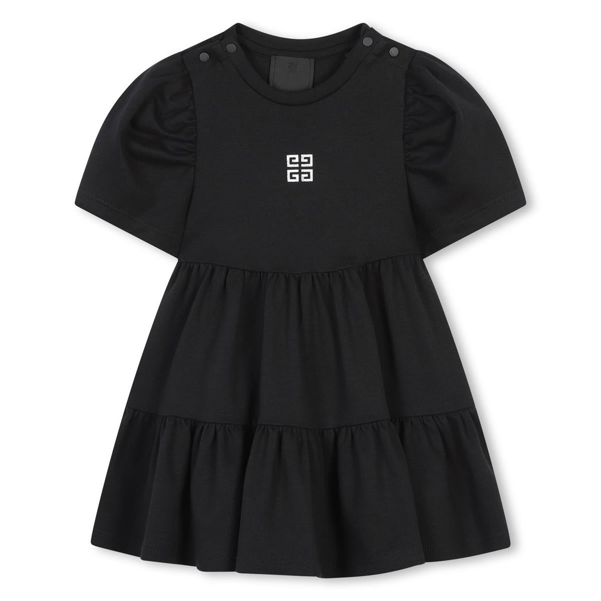 Baby Girls Black Cotton Dress