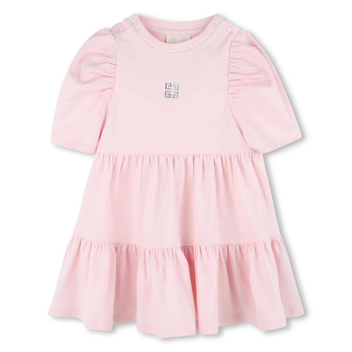 Baby Girls Pink Cotton Dress