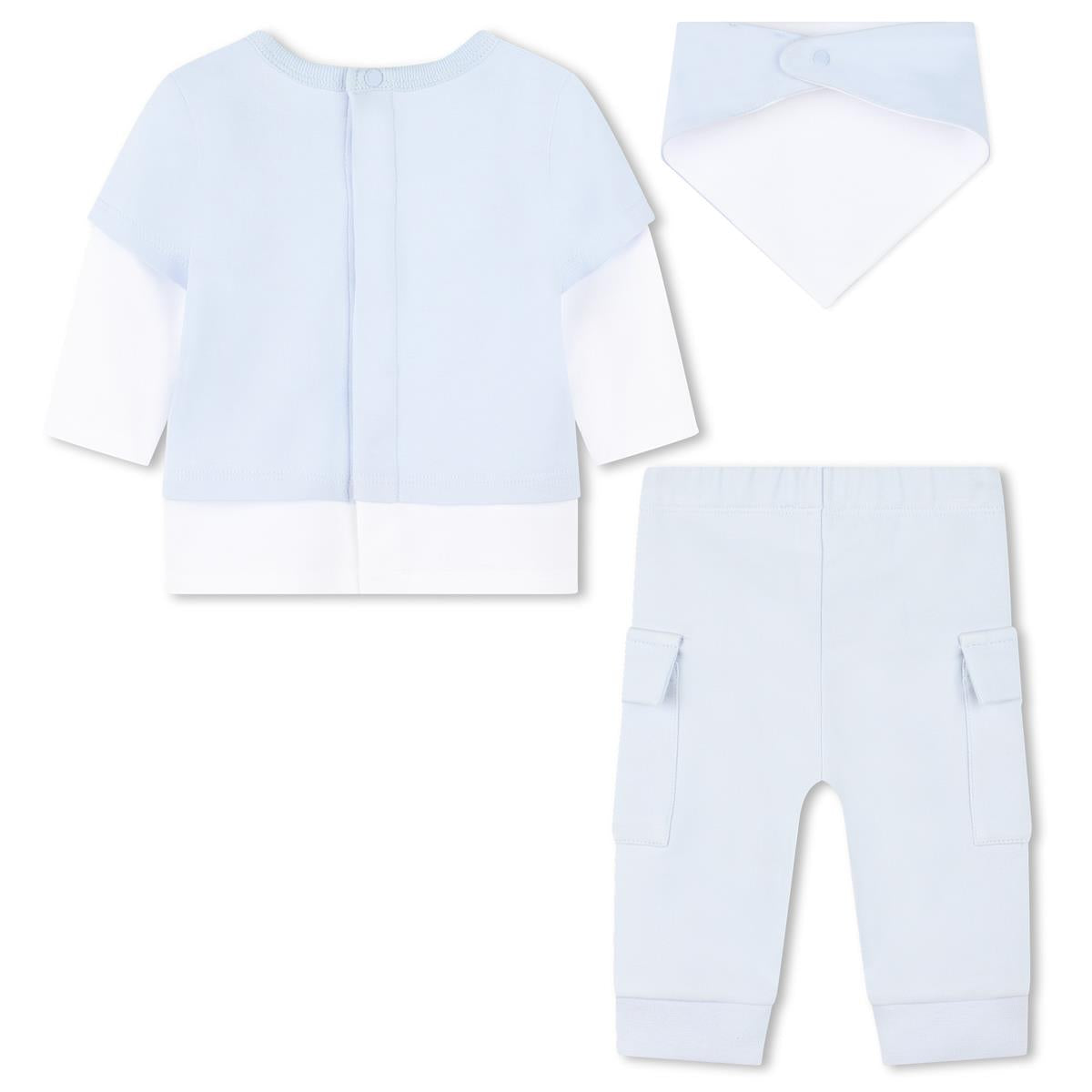 Baby Boys Light Blue Cotton Set