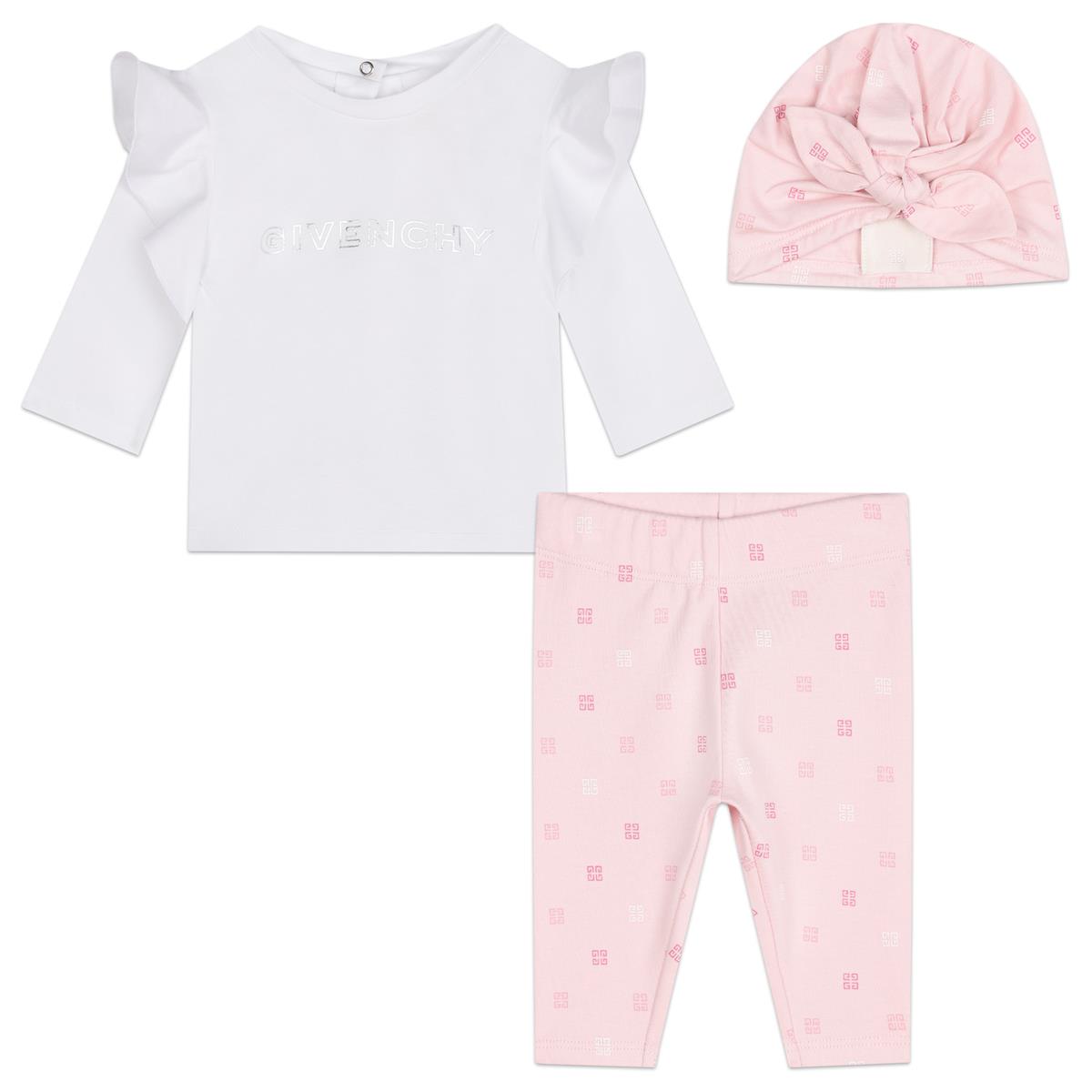 Baby Girls Pink Cotton Set