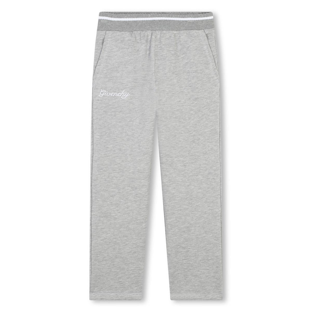 Girls Grey Cotton Trousers