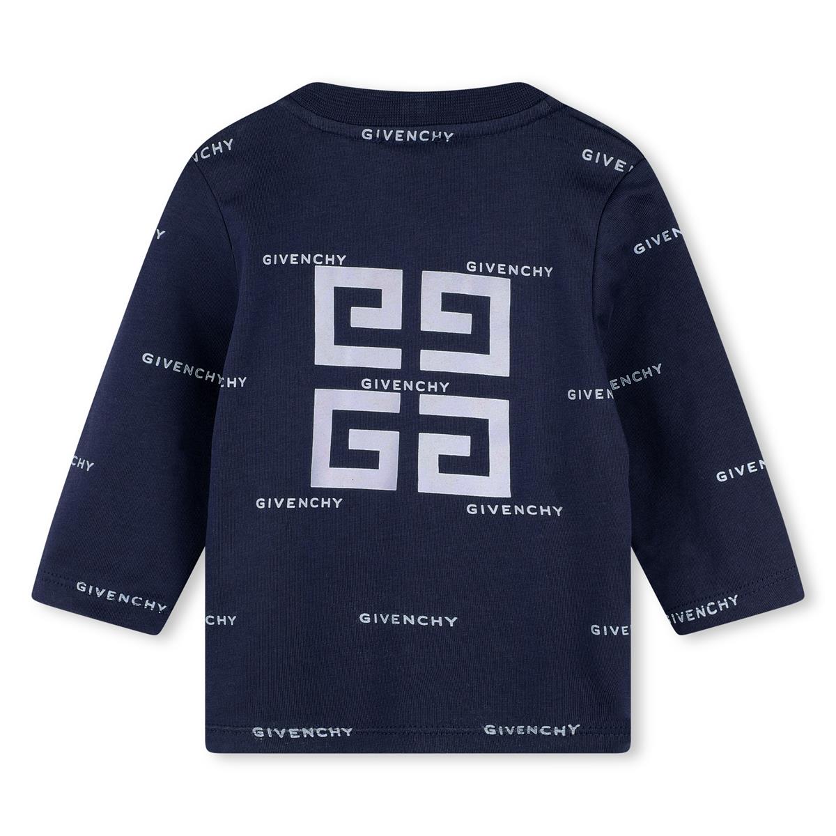 Baby Boys Dark Blue Cotton T-Shirt