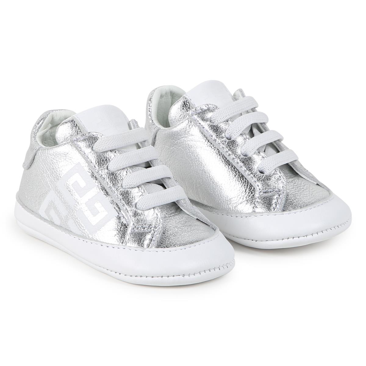 Baby Boys & Girls Silver Shoes