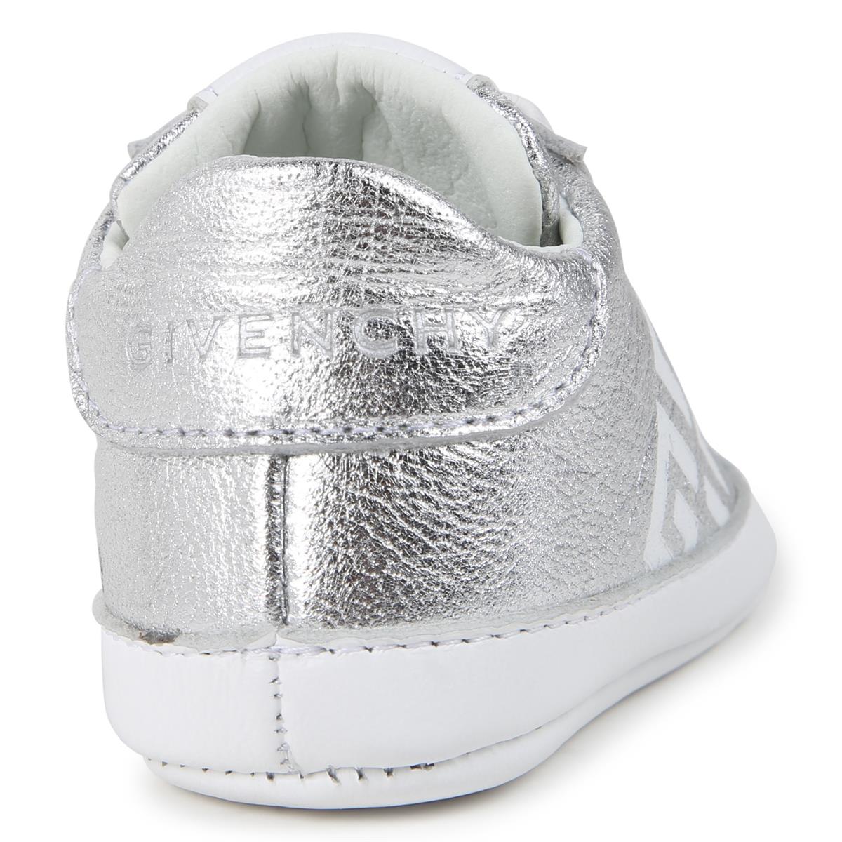 Baby Boys & Girls Silver Shoes