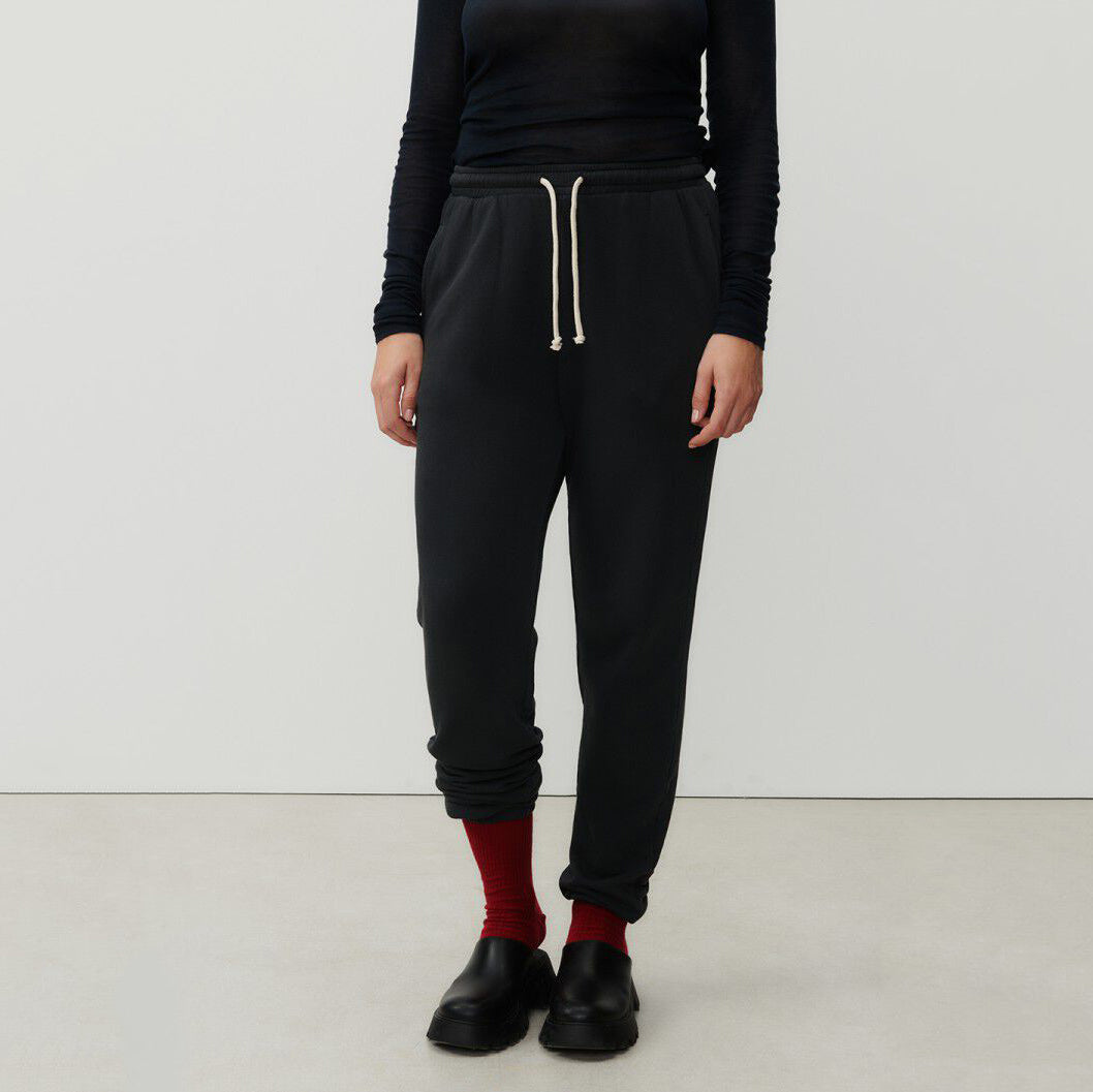 Girls Black Cotton Trousers