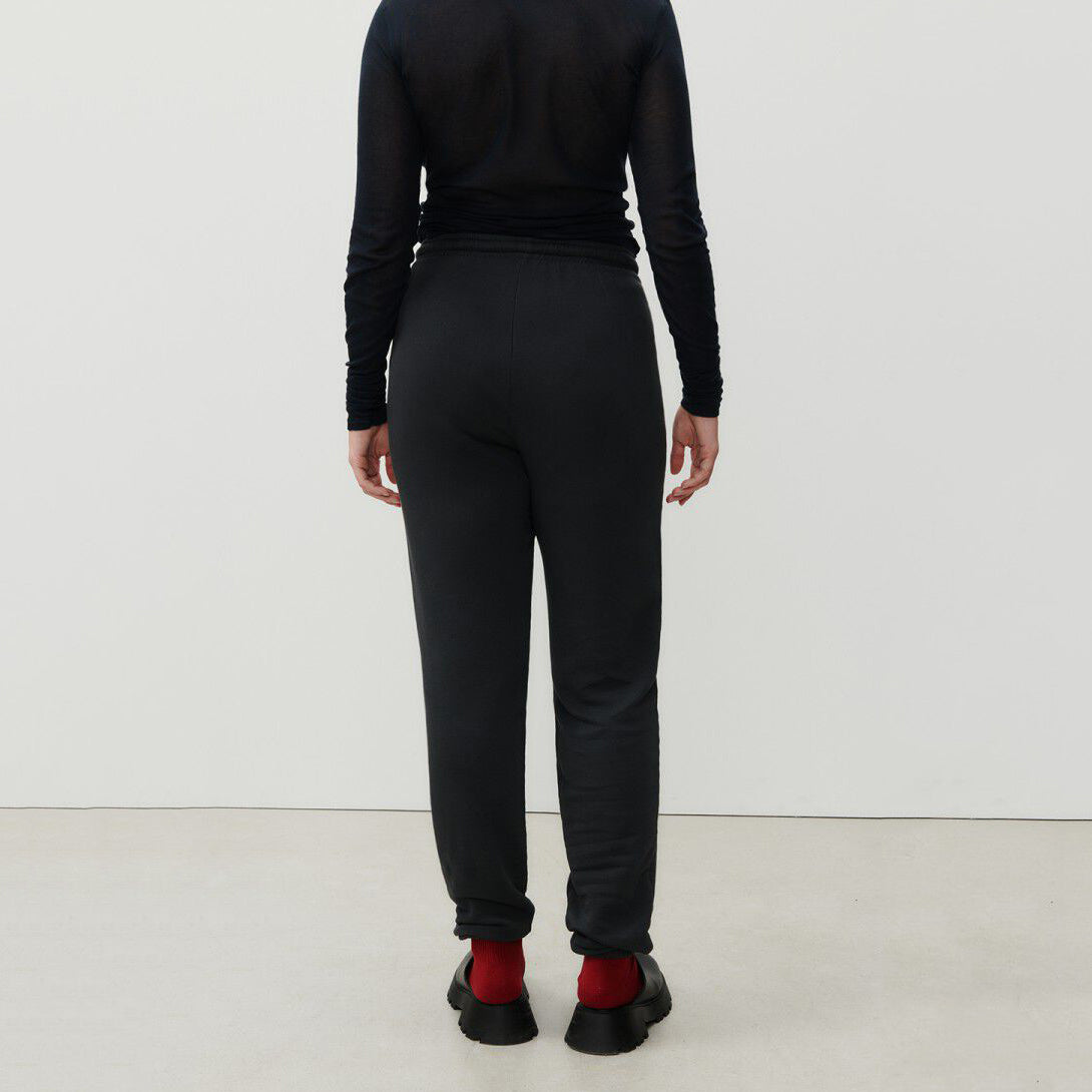 Girls Black Cotton Trousers