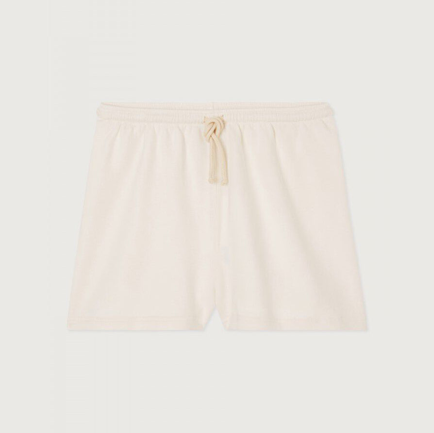 Women White Cotton Shorts