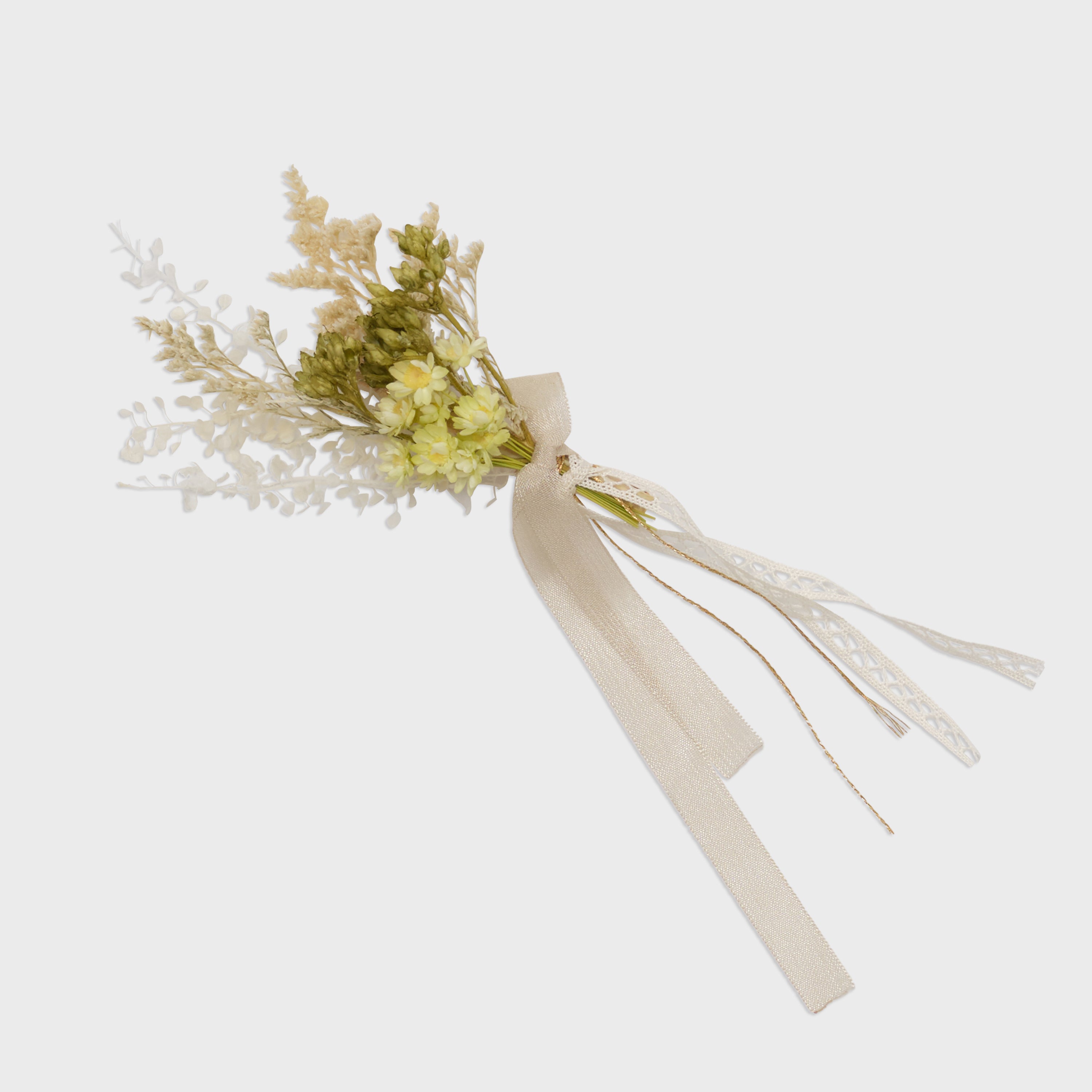 Girls Green Flower Hair Clips