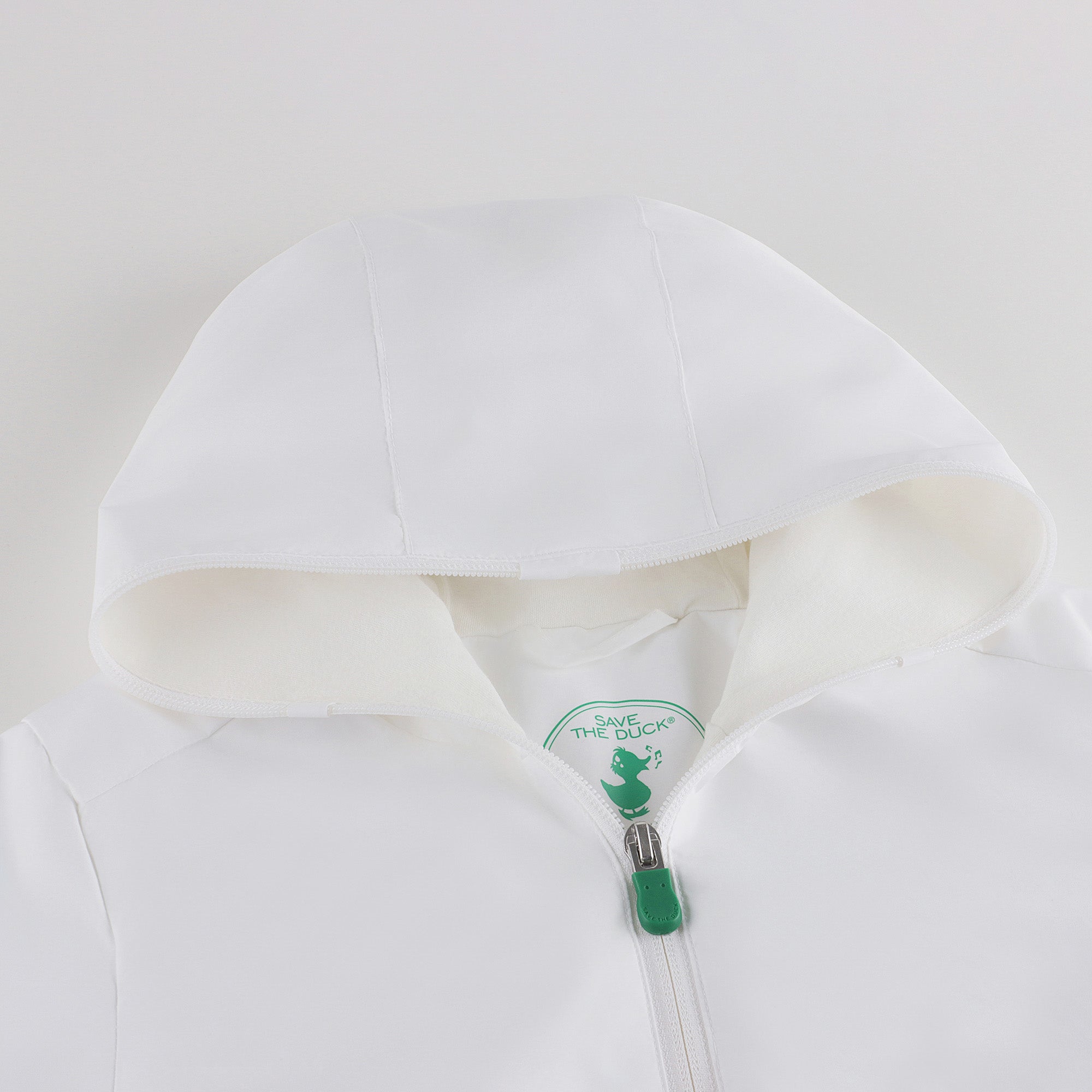 Boys & Girls White Zip-Up Jacket