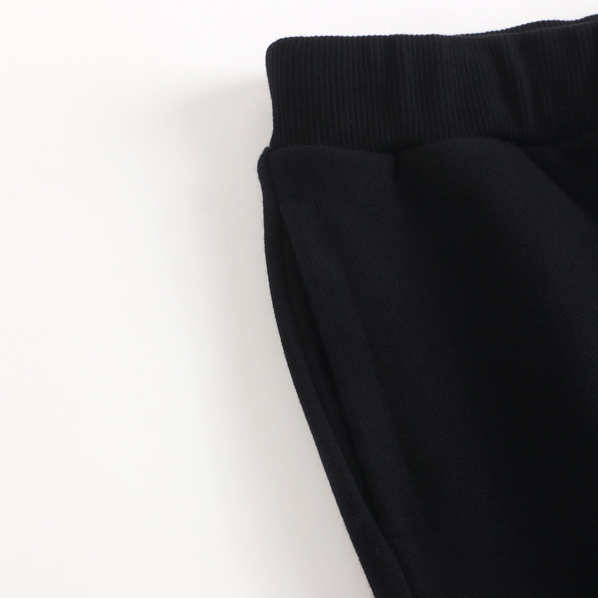 Boys & Girls Black Cotton Trousers