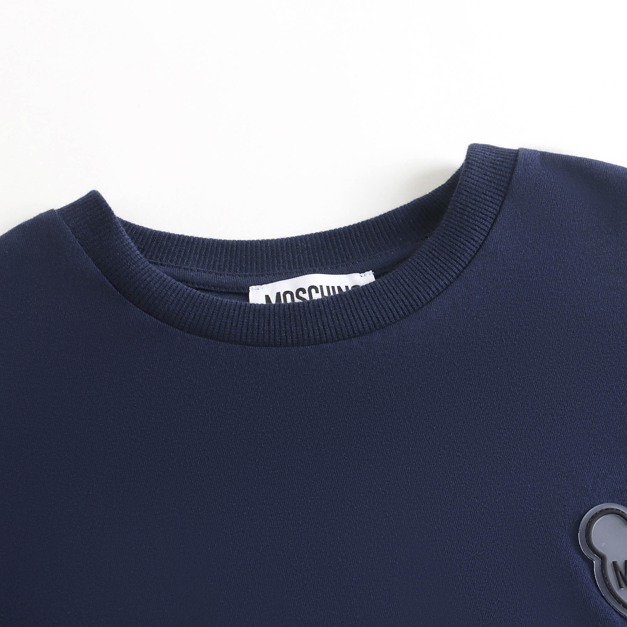 Boys & Girls Navy Cotton T-Shirt