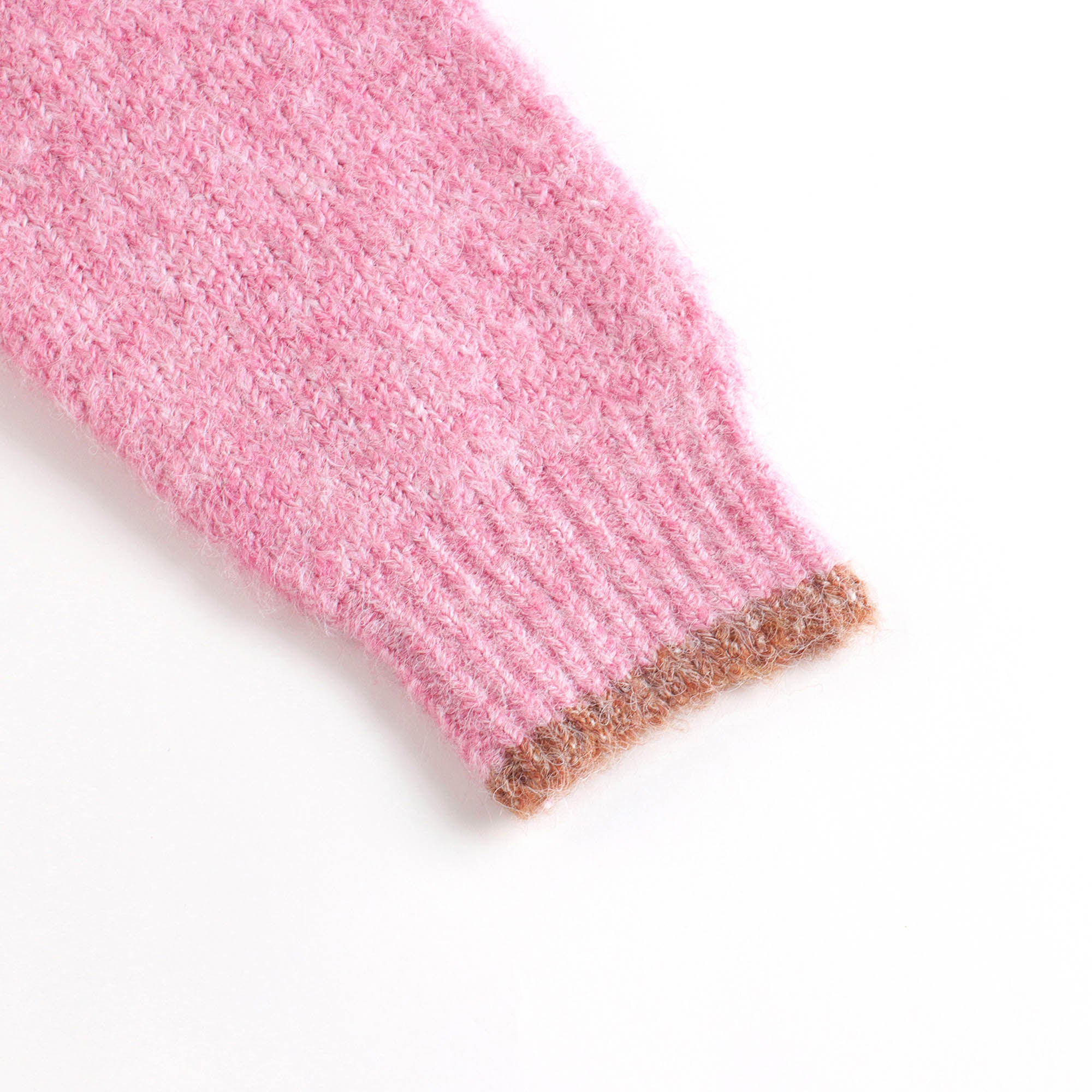 Girls Pink Knit Sweater