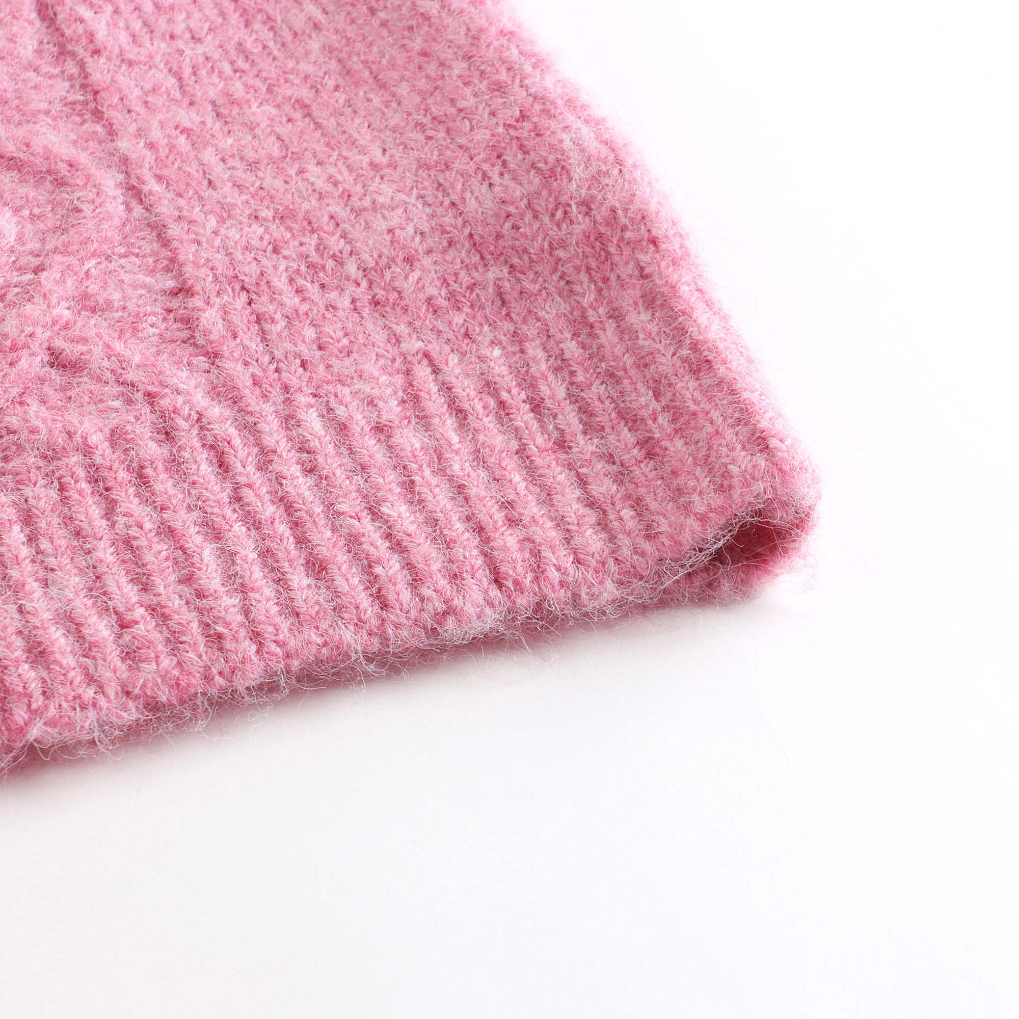 Girls Pink Knit Sweater