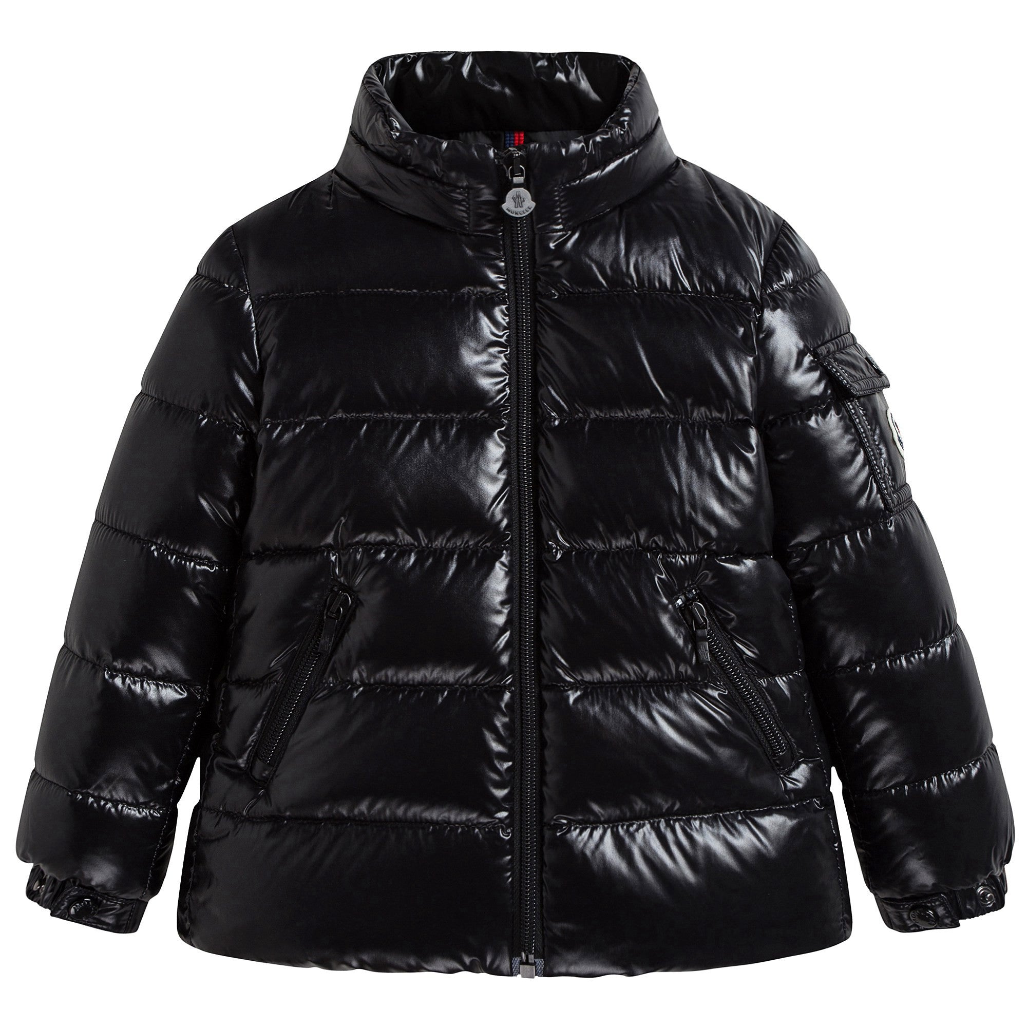 Girls Black "BADY" Padded Down Jacket