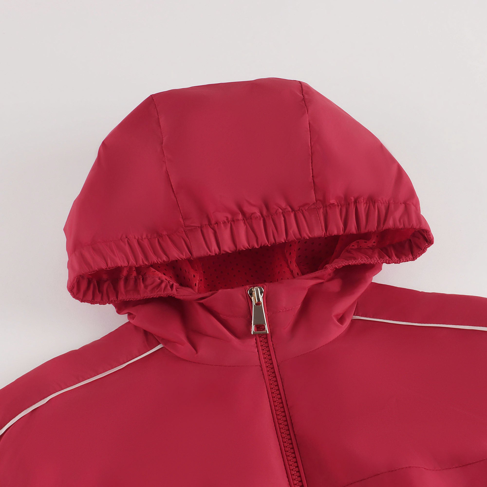 Girls Red Zip-Up Jacket