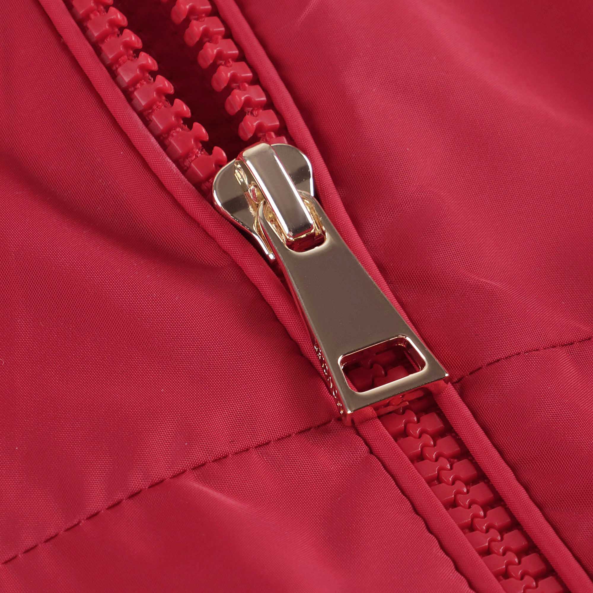 Girls Red Zip-Up Jacket