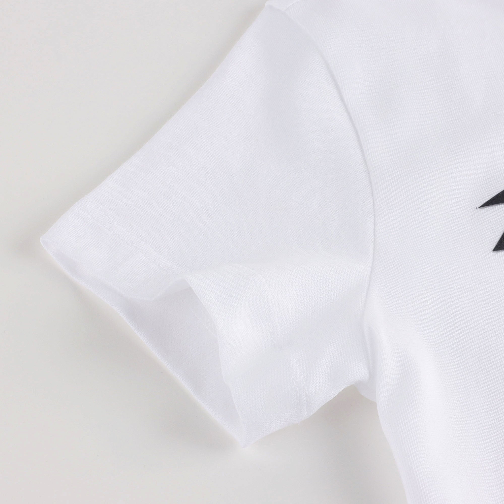 Boys White Cotton T-Shirt