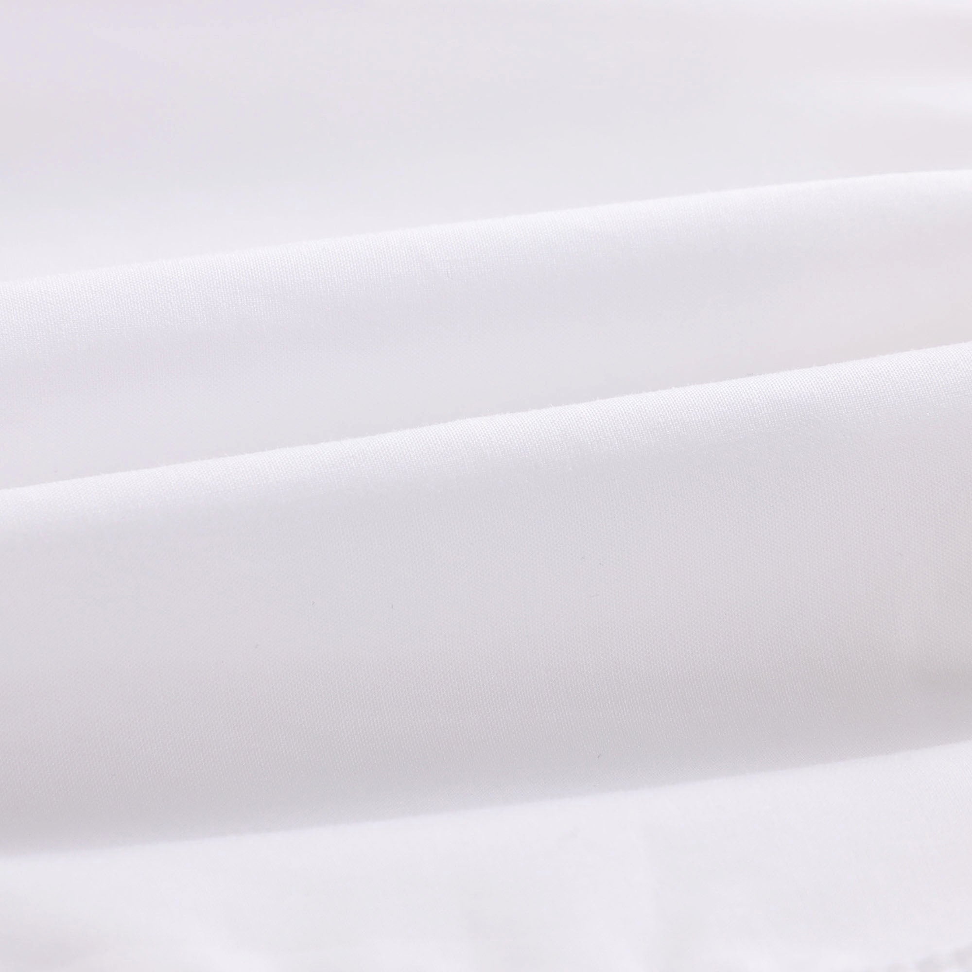 Girls White Cotton Shorts