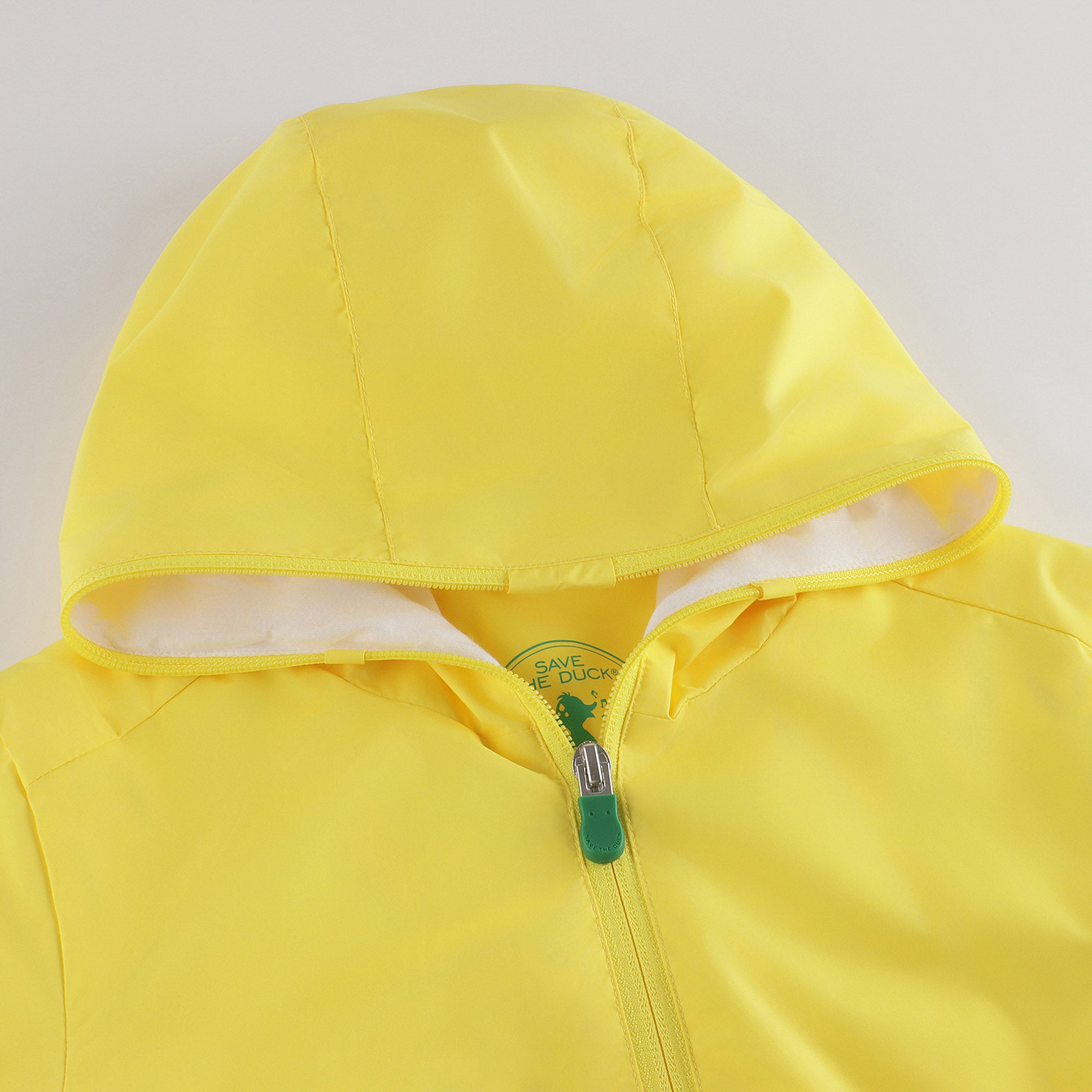 Boys & Girls Yellow Hooded Jacket